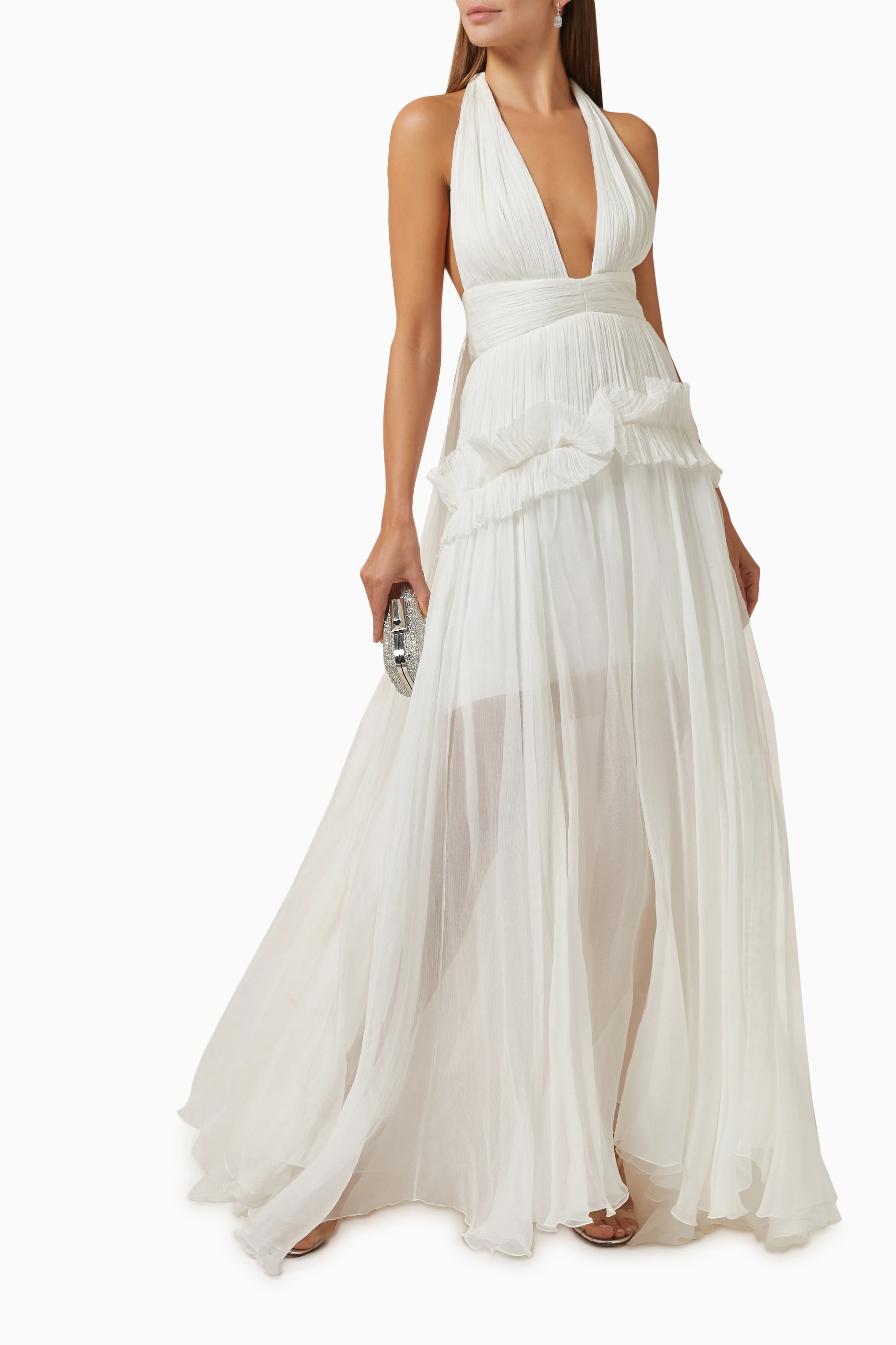 Maria lucia hohan white dress top