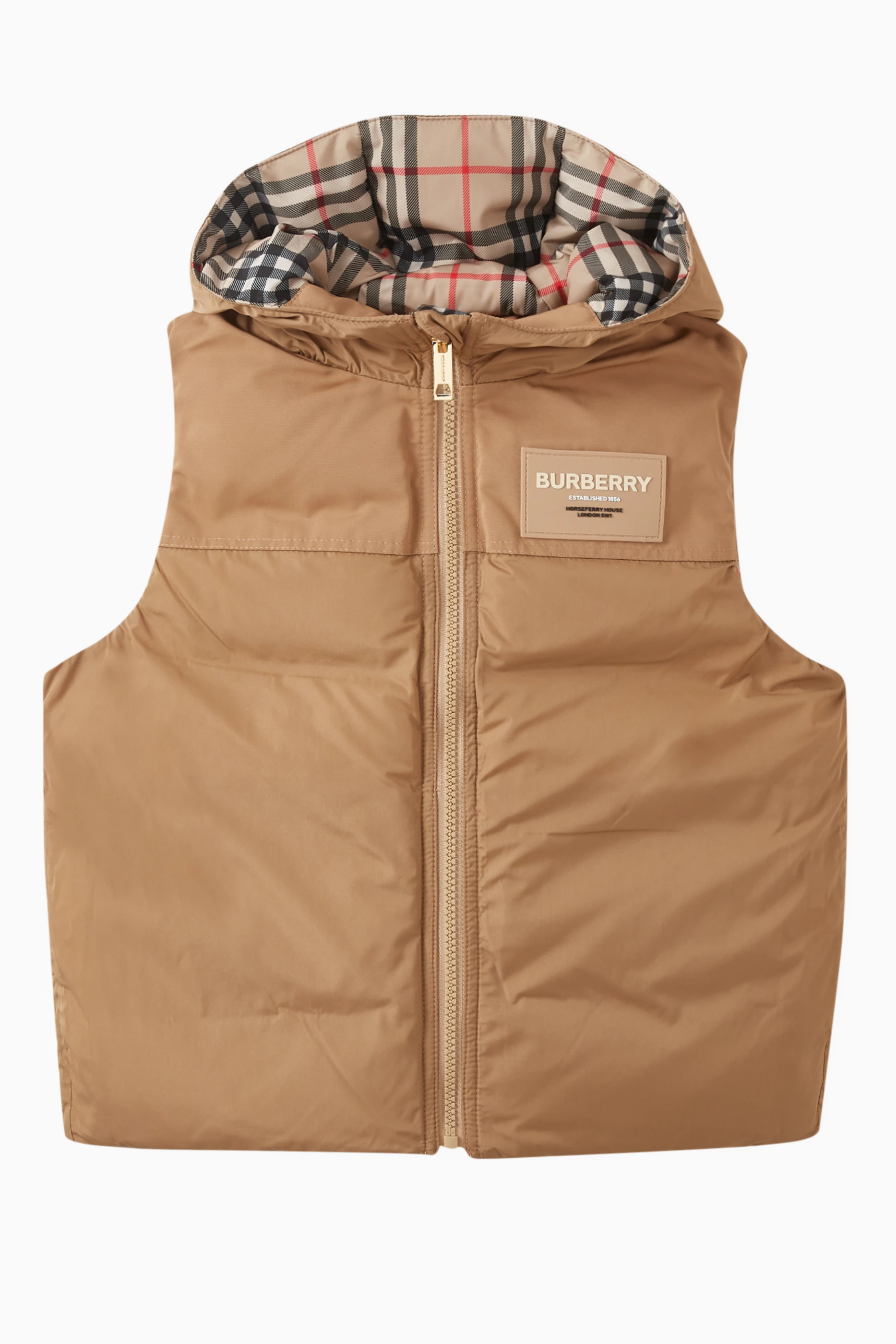Burberry vest kids store