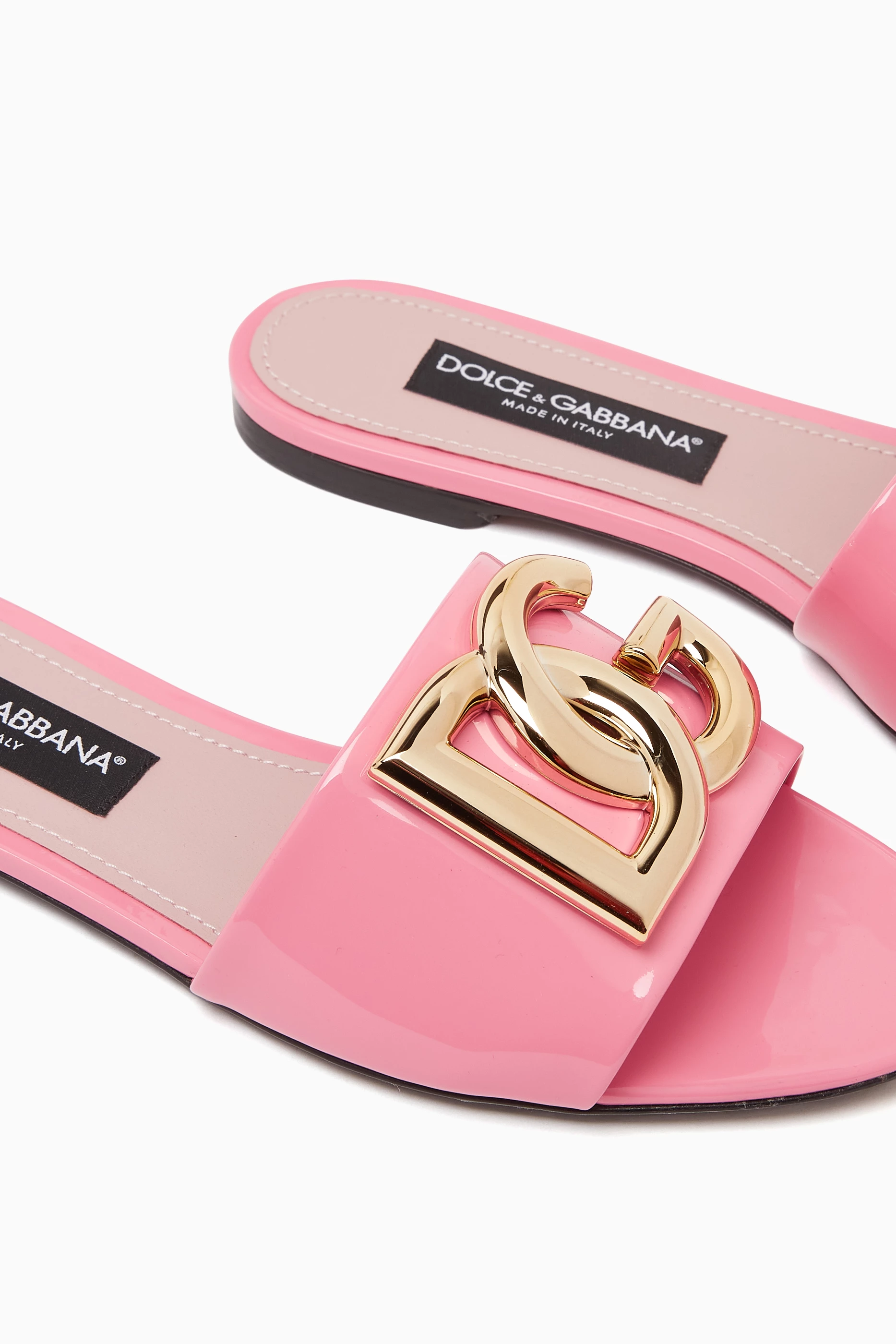 Dolce and gabbana pink sales slides