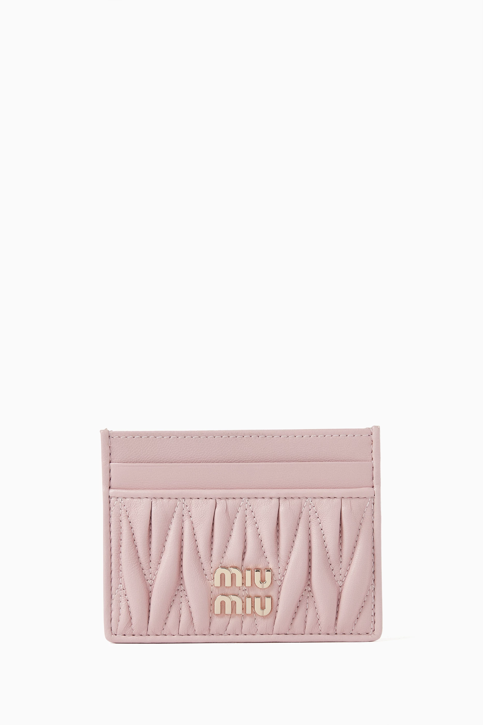 Miu miu sale card holder