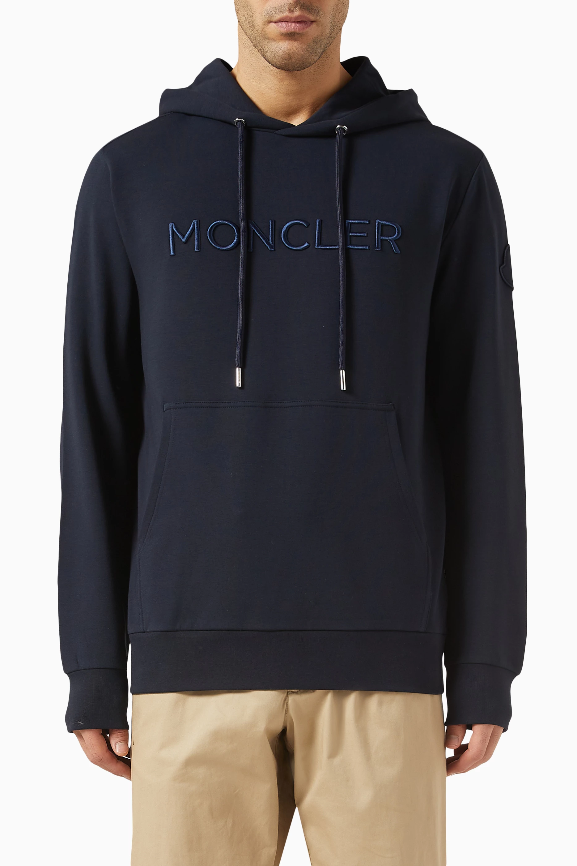 Navy 2025 moncler hoodie