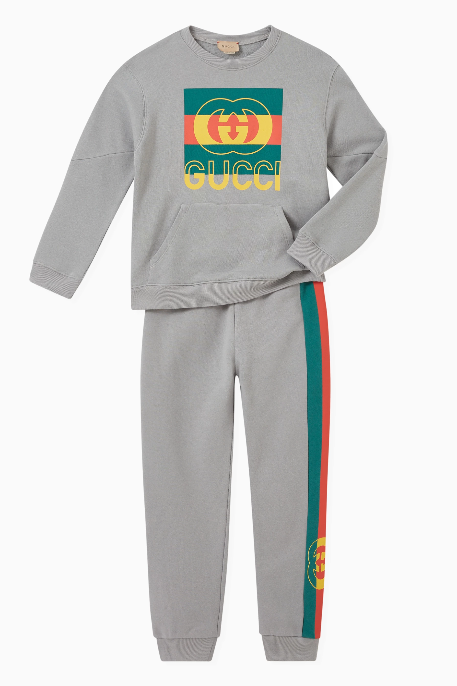 Grey gucci tracksuit outlet