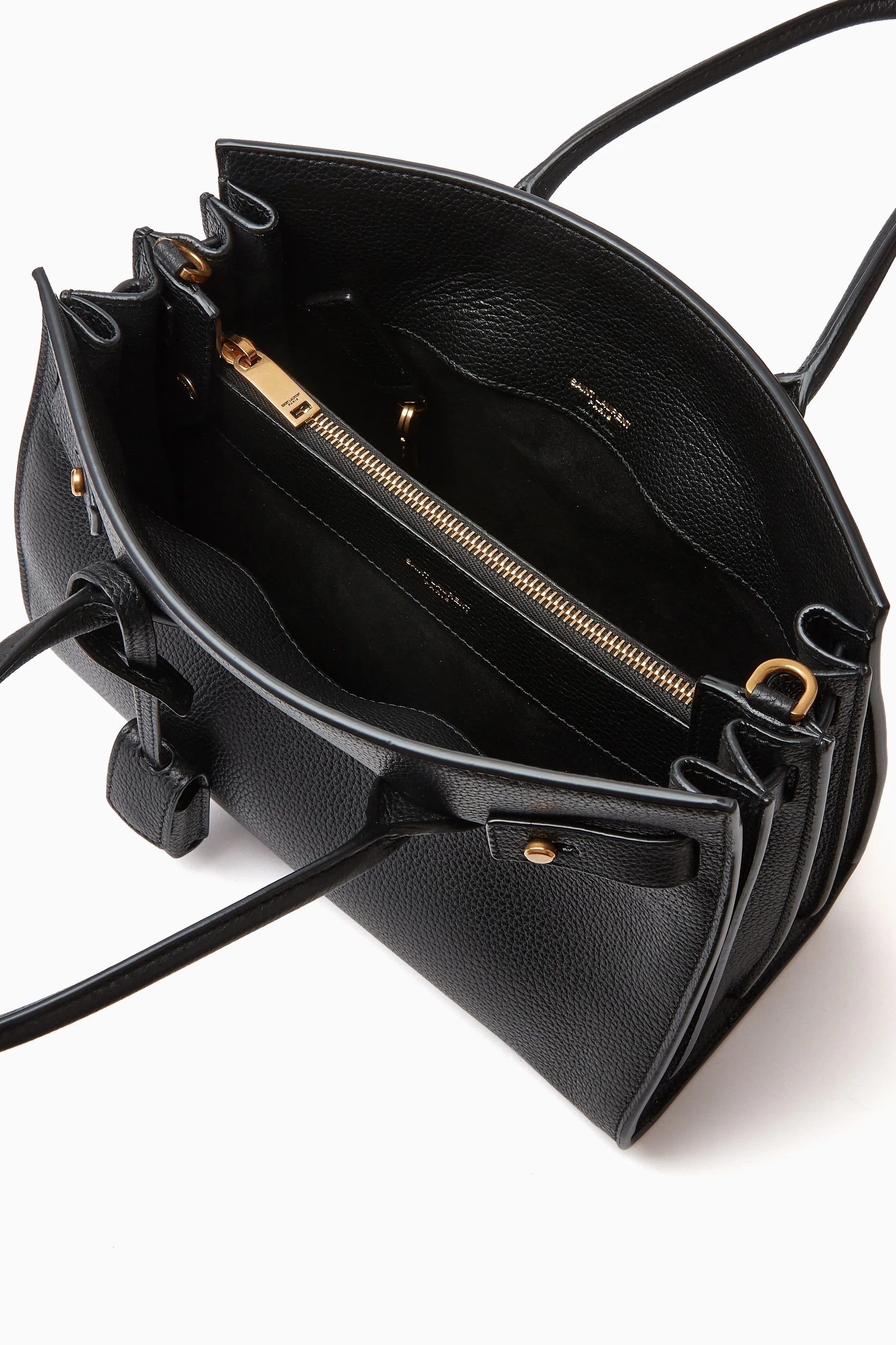 Buy SAINT LAURENT Black Sac de Jour Supple Baby Bag in Grained Leather for  WOMEN in Saudi