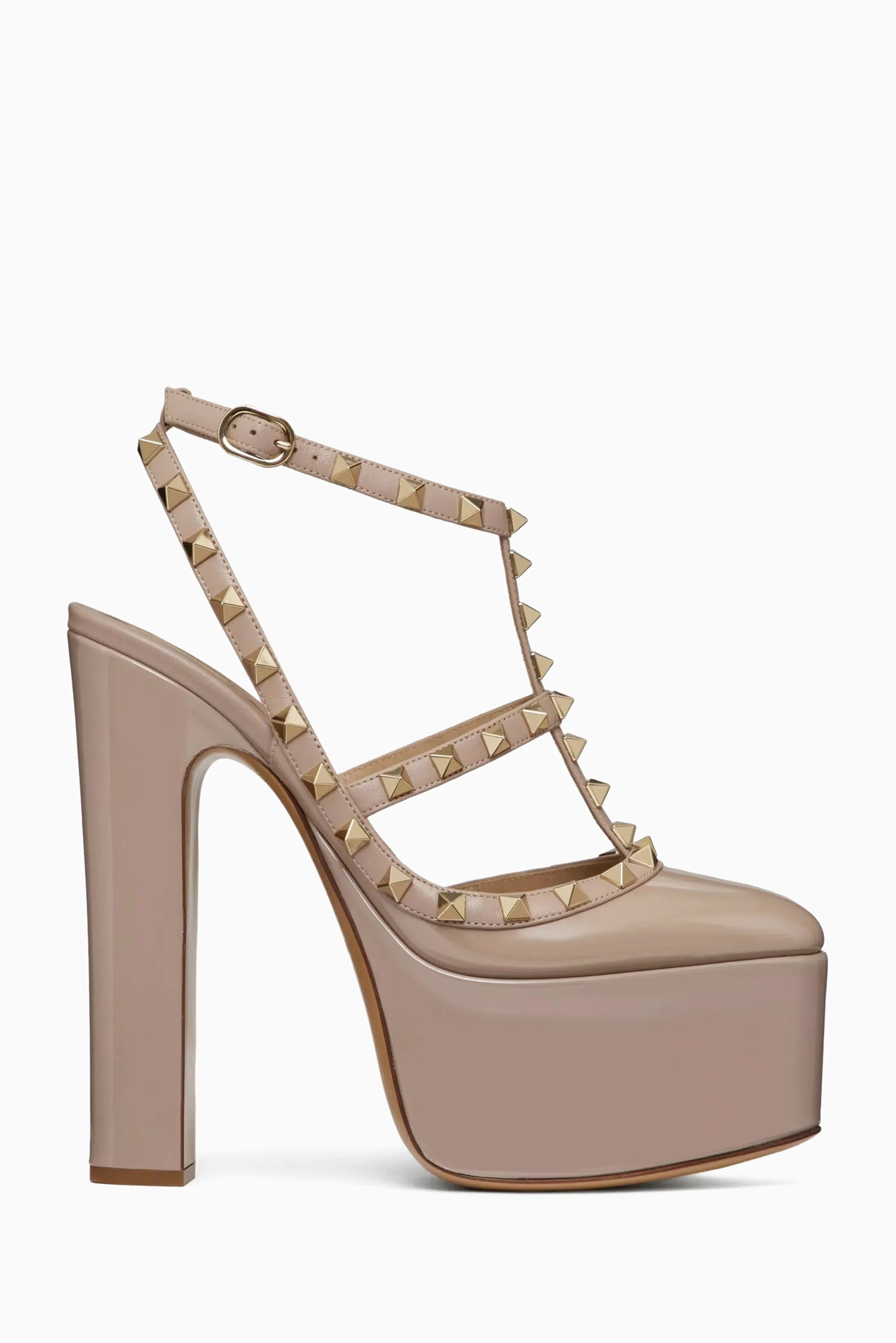 Buy Valentino Garavani Neutral Valentino Garavani Rockstud 155