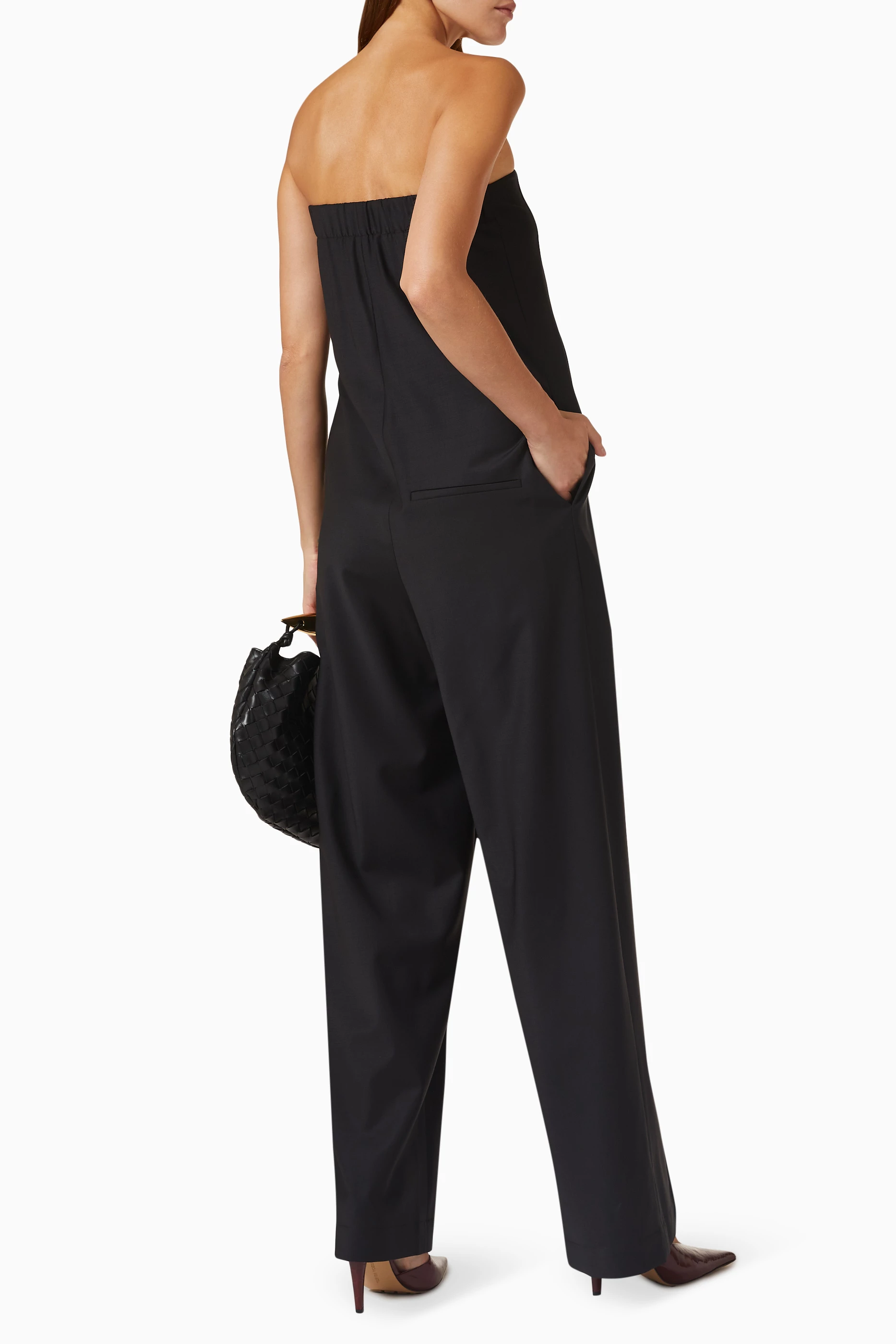 Bcbg strapless 2025 jumpsuit