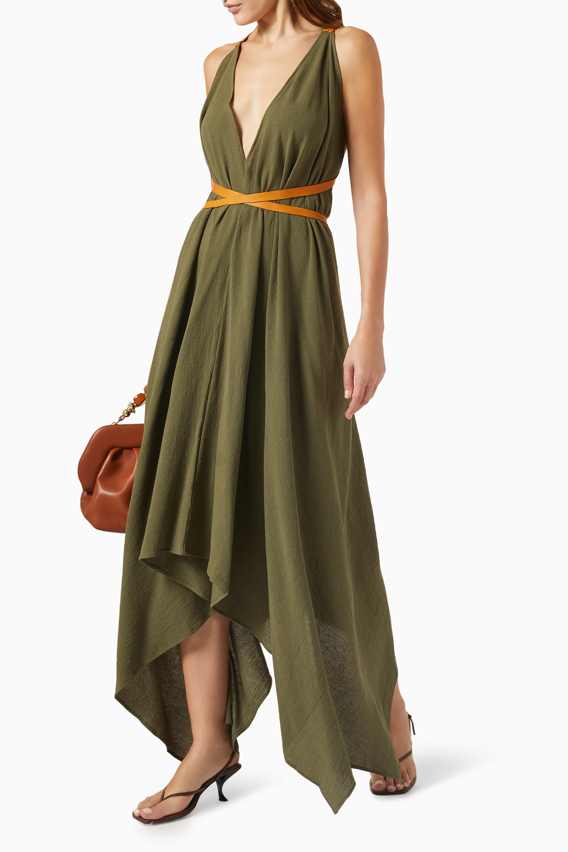 Notch-Neck Maxi Dress  Banana Republic Factory