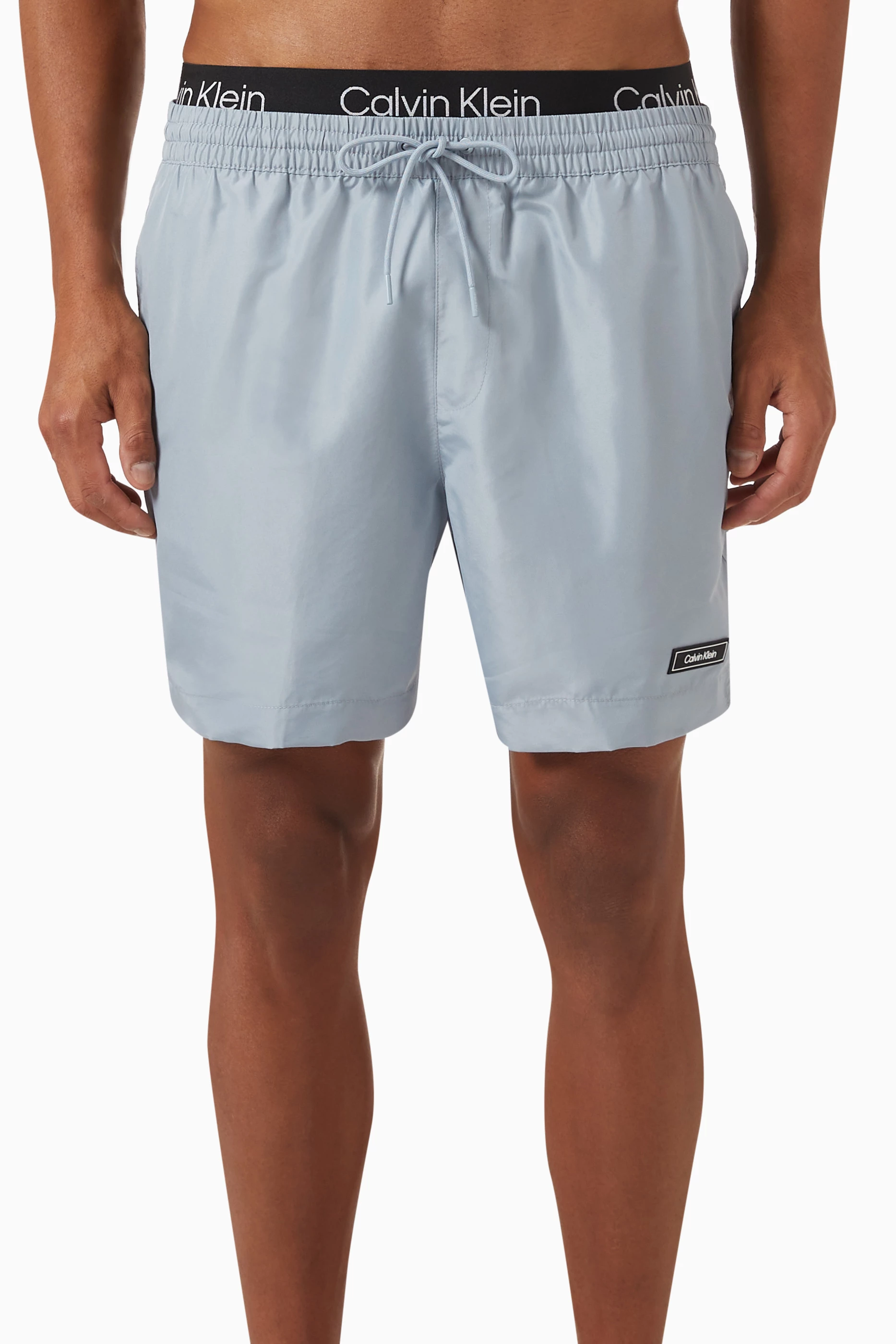 Grey calvin top klein swim shorts