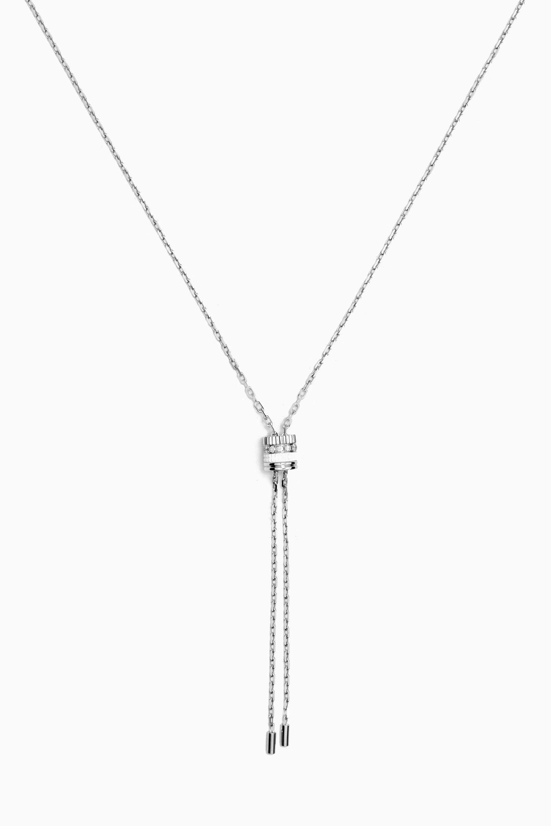 Buy Boucheron Silver Quatre White Edition Diamond Small Pendant