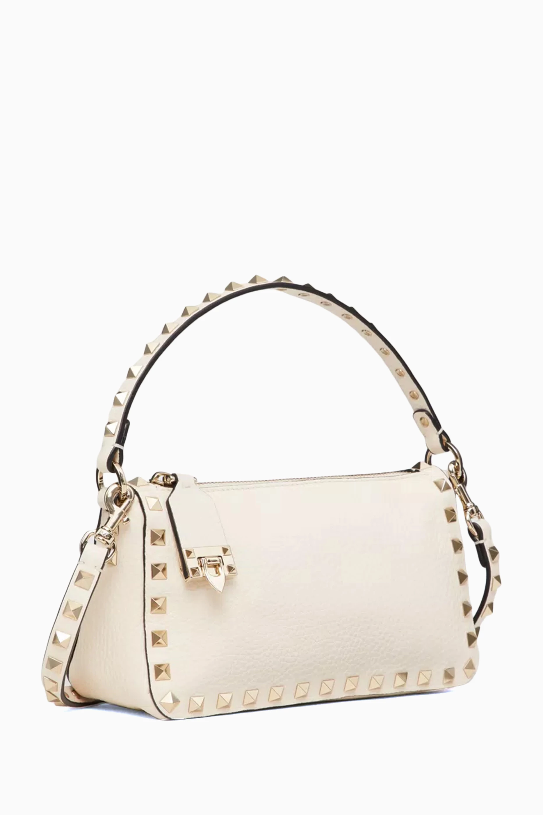 Small rockstud top handle bag sales