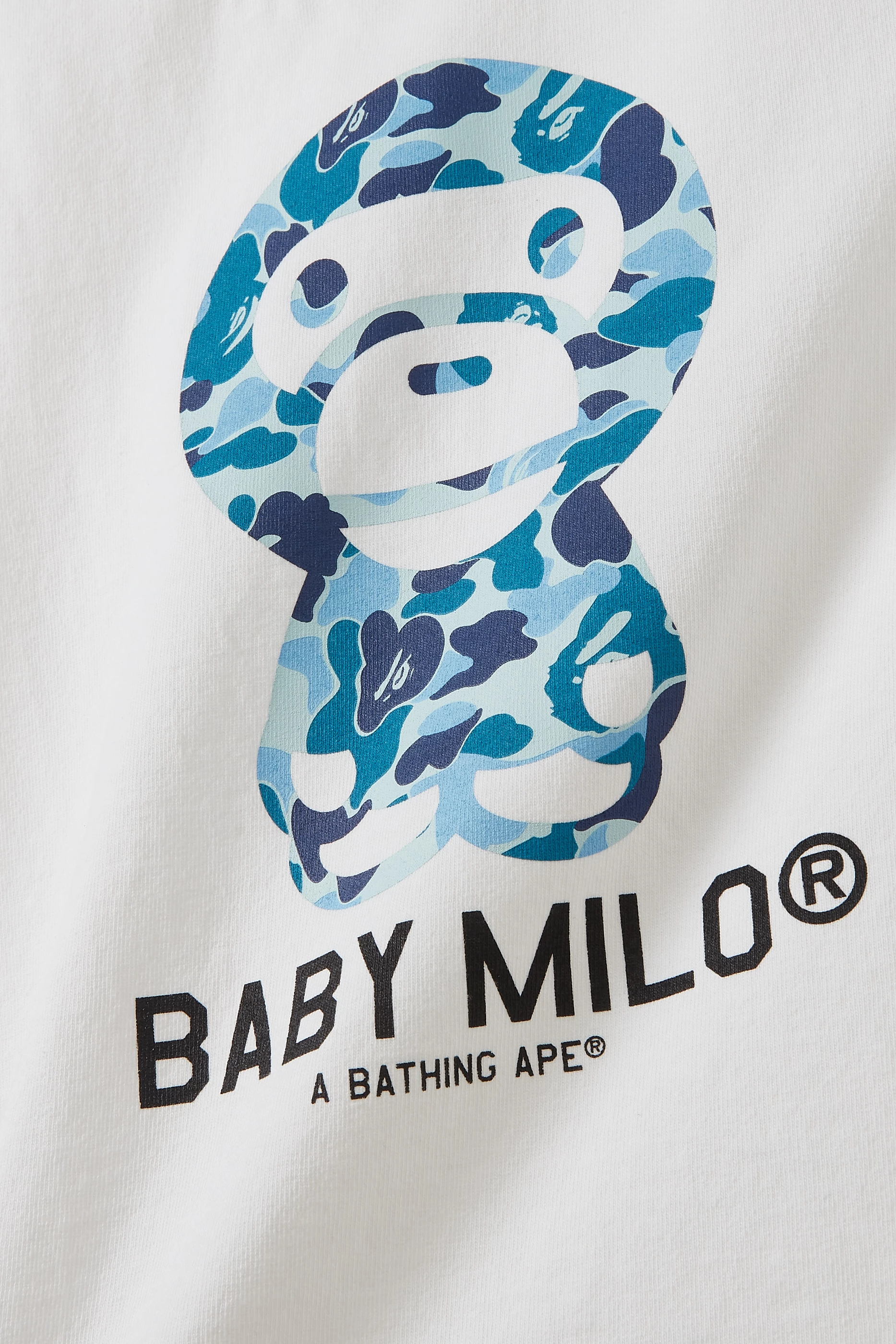Buy A Bathing Ape Multicolour Camo Baby Milo T shirt in Cotton for