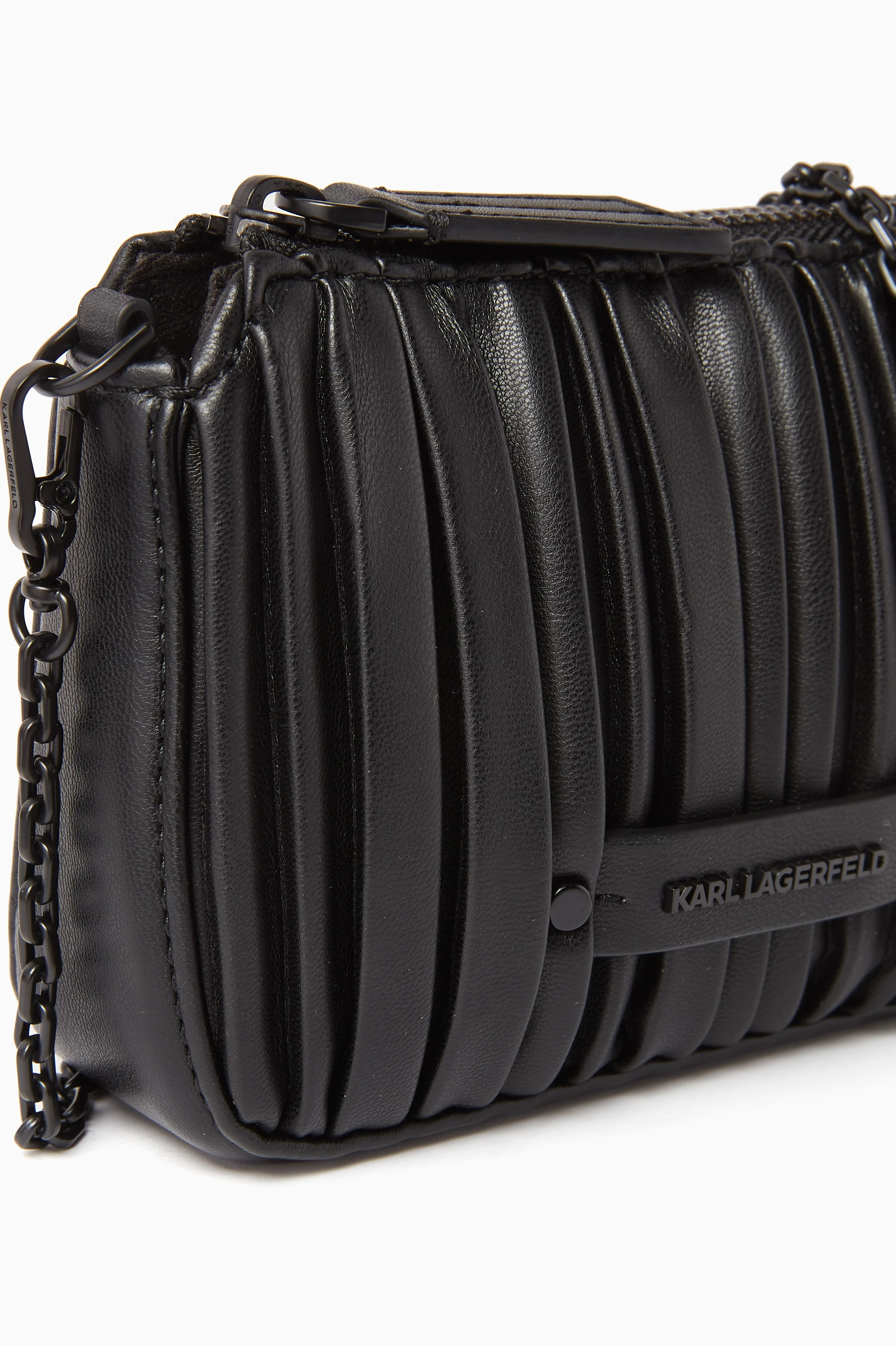 Karl Lagerfeld Woman's K/Kushion Pochette on Chain Shoulder Bag
