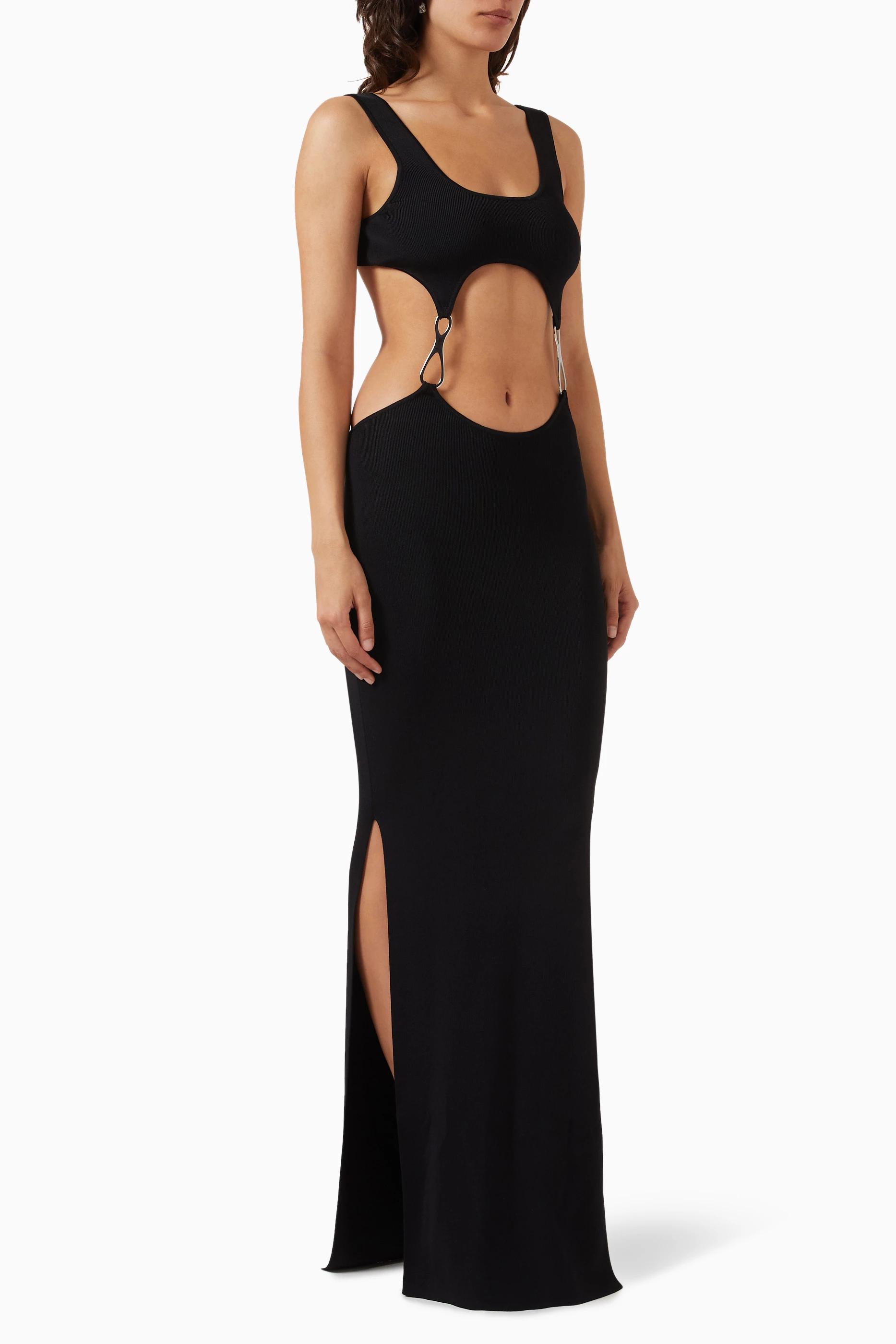 Buy Aya Muse Black Heri Cut-out Maxi Dress for Women in Saudi