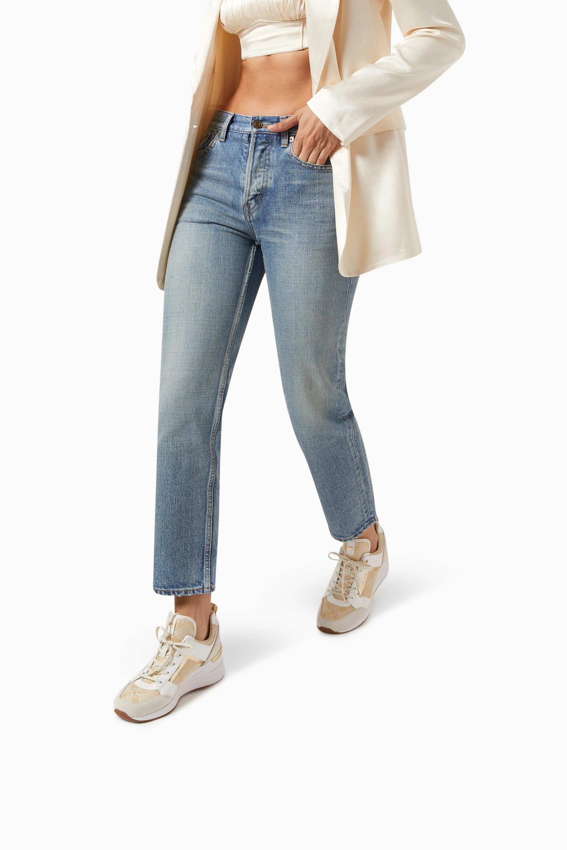 Georgie canvas and suede sales sneaker