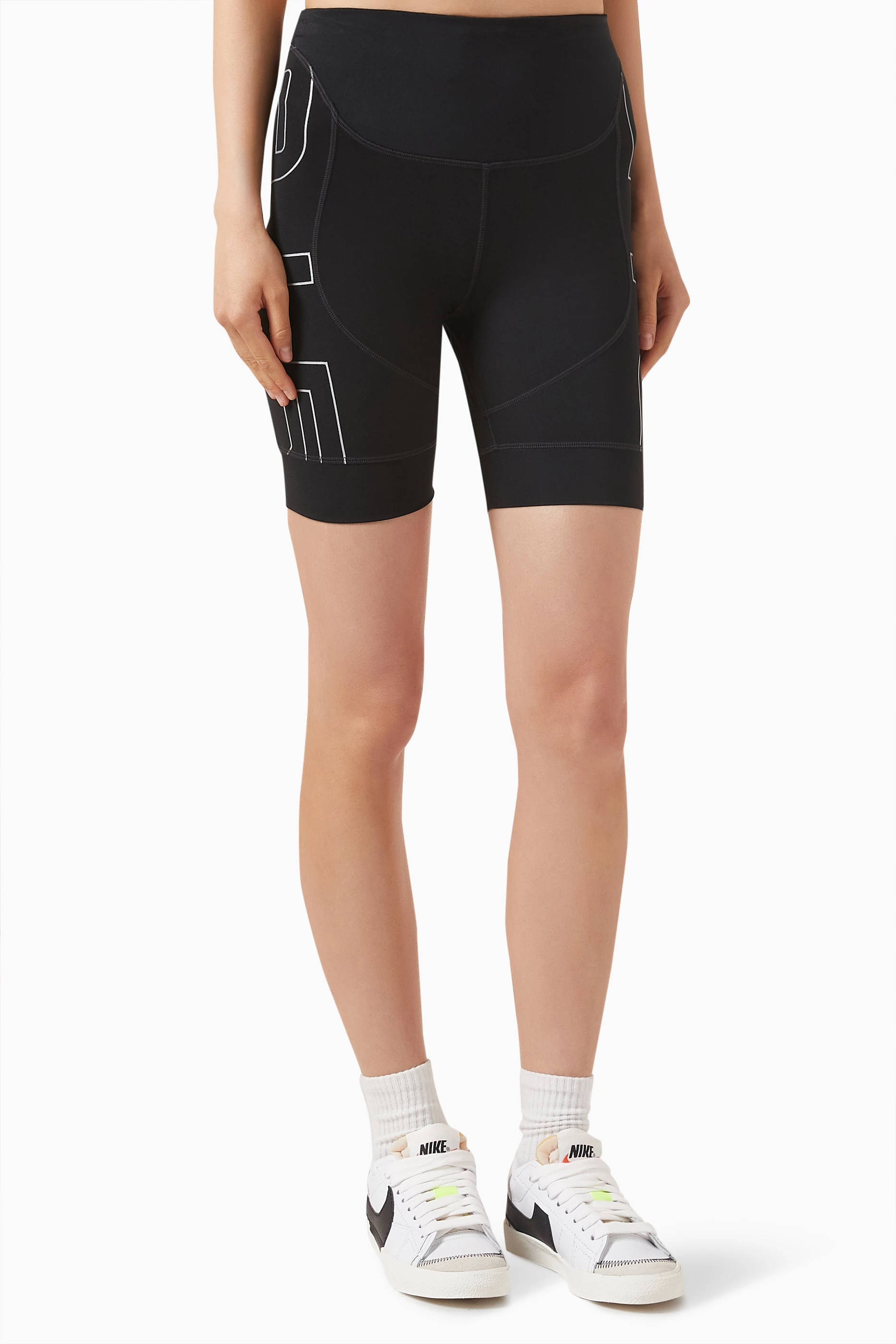 Nike black cycling shorts on sale