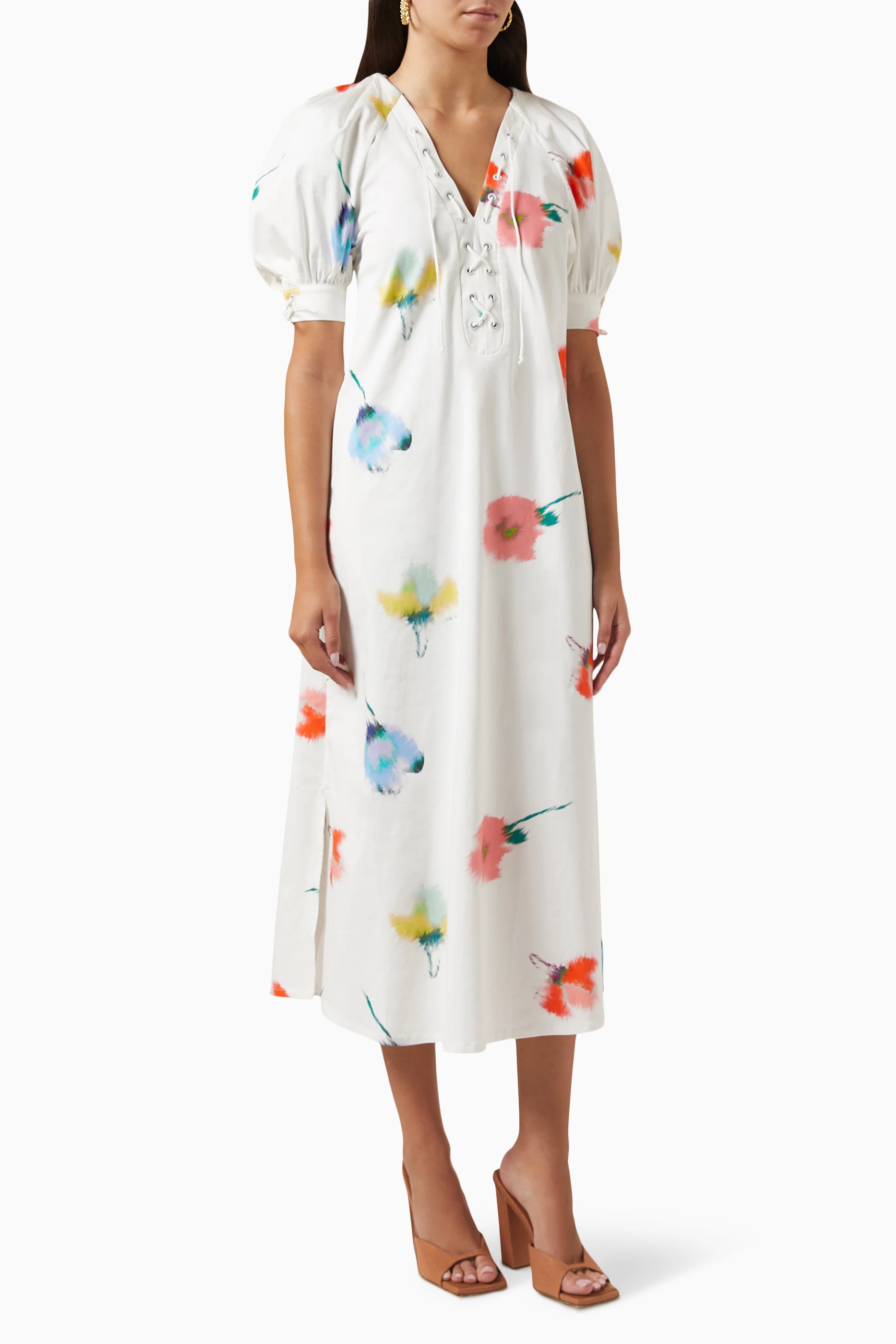 Buy Stretch Cotton Cami Sleep Dress in Jeddah