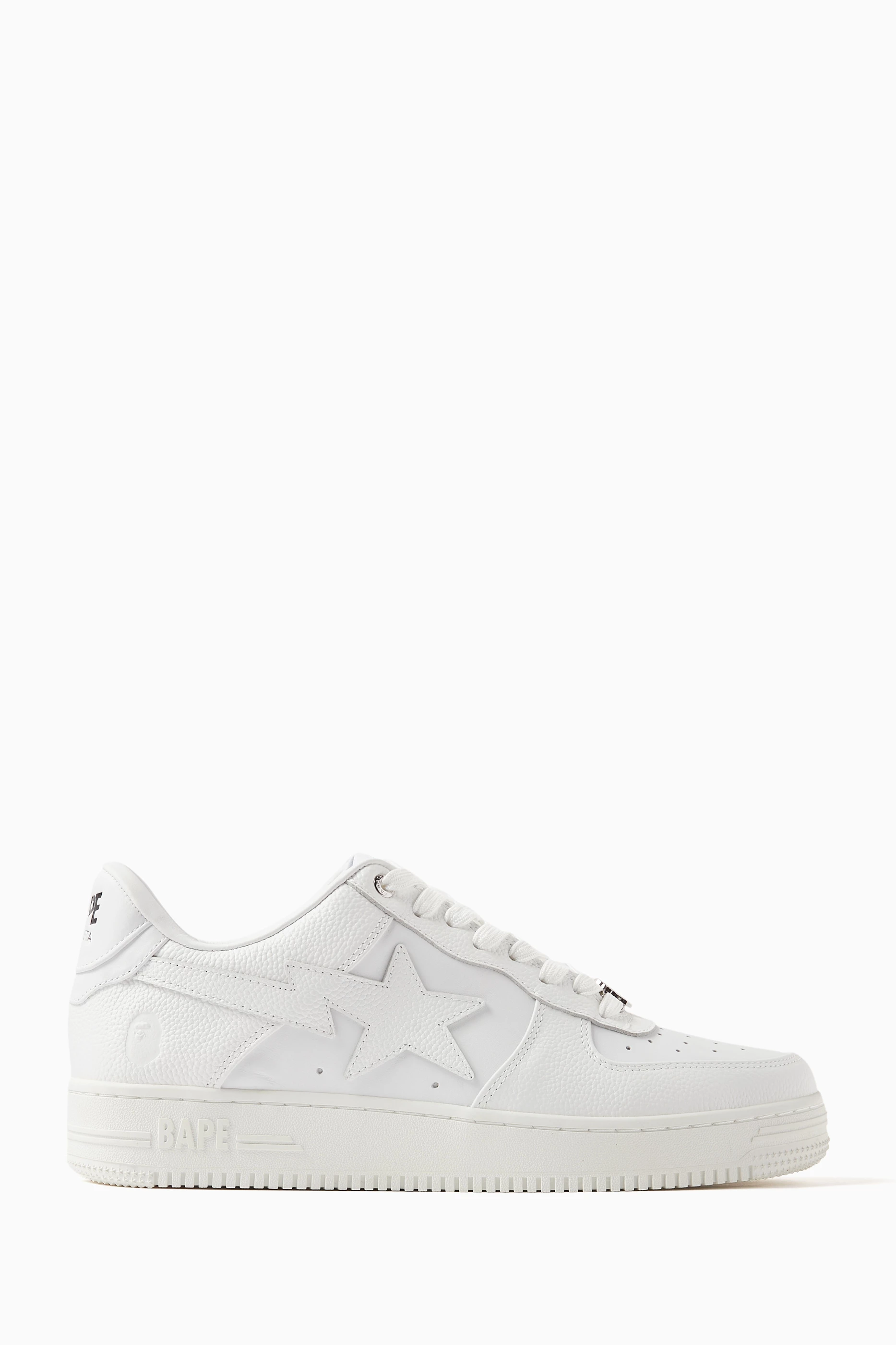 All white new arrivals bapesta