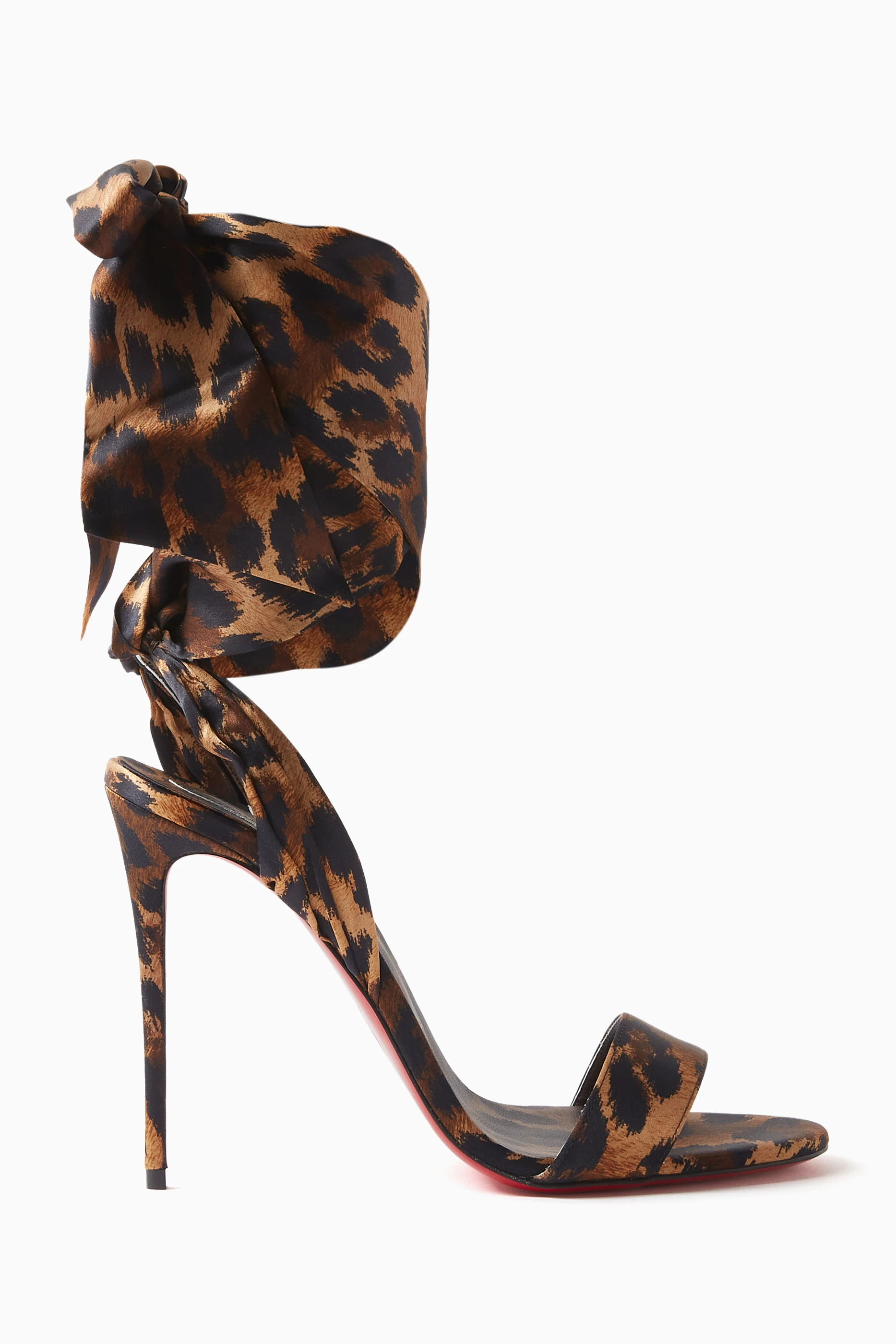 Buy Christian Louboutin Brown Sandale du D sert 100 Sandals in