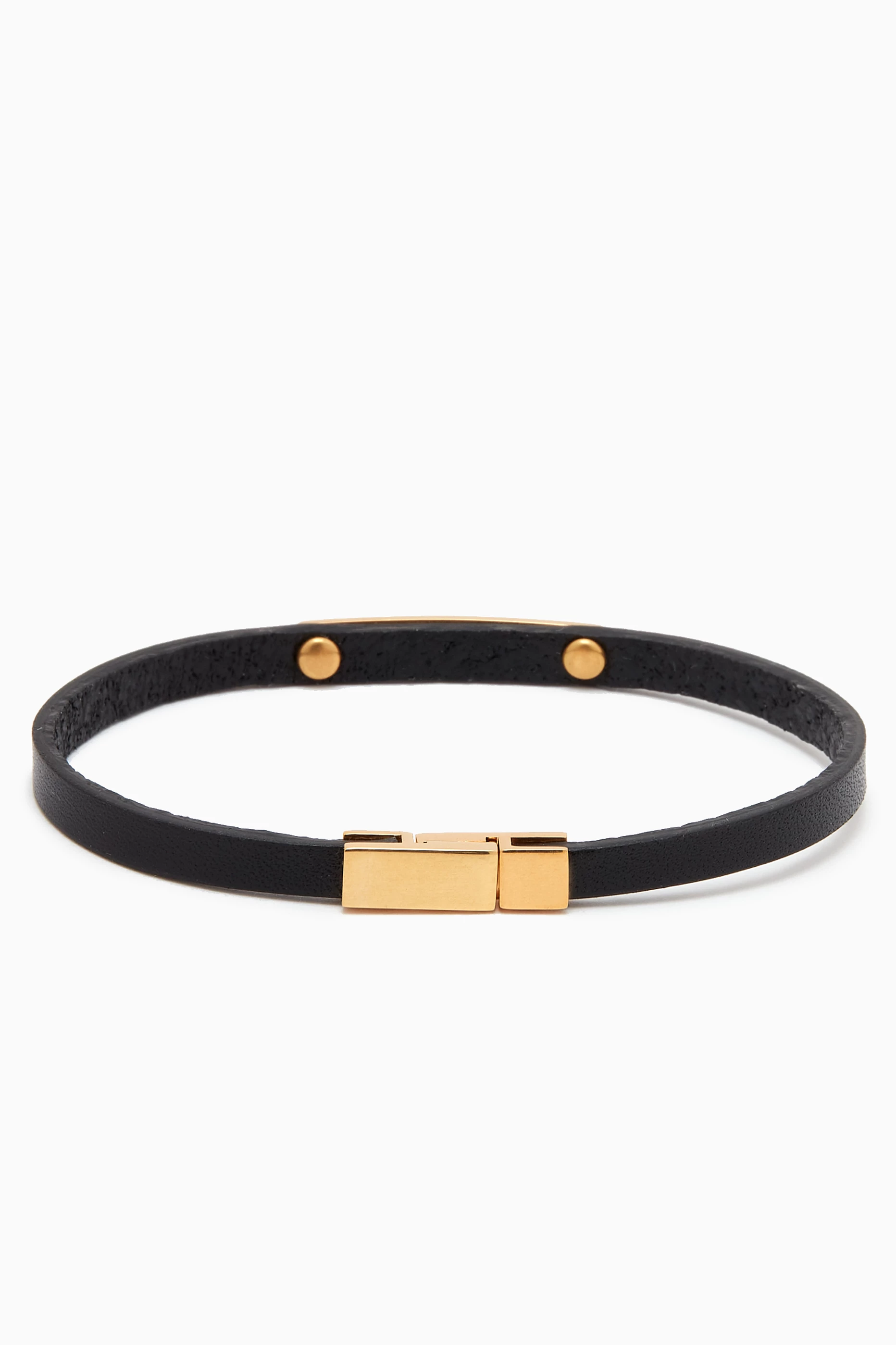 Saint laurent sale id plaque bracelet