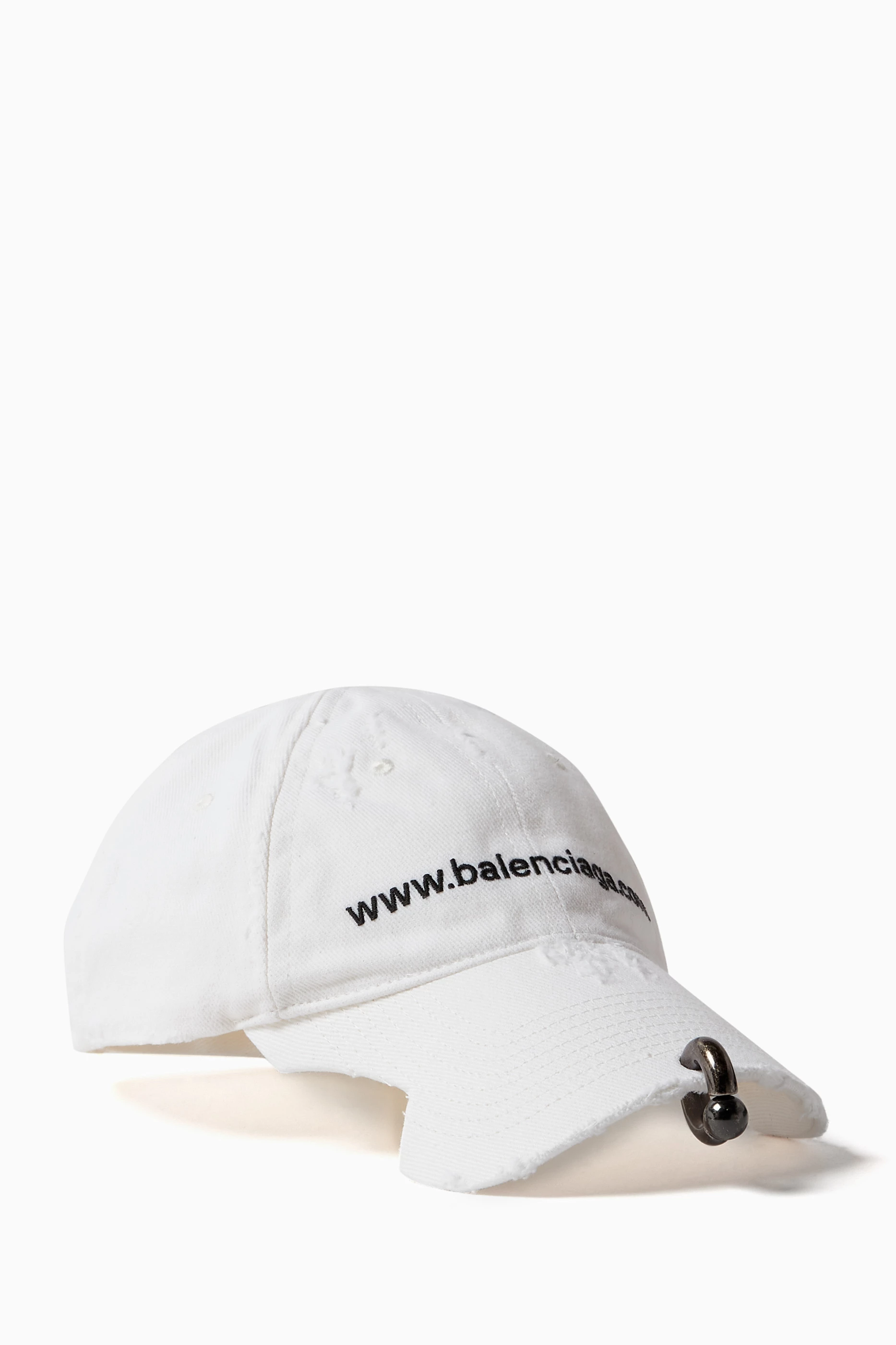 White 2025 balenciaga cap