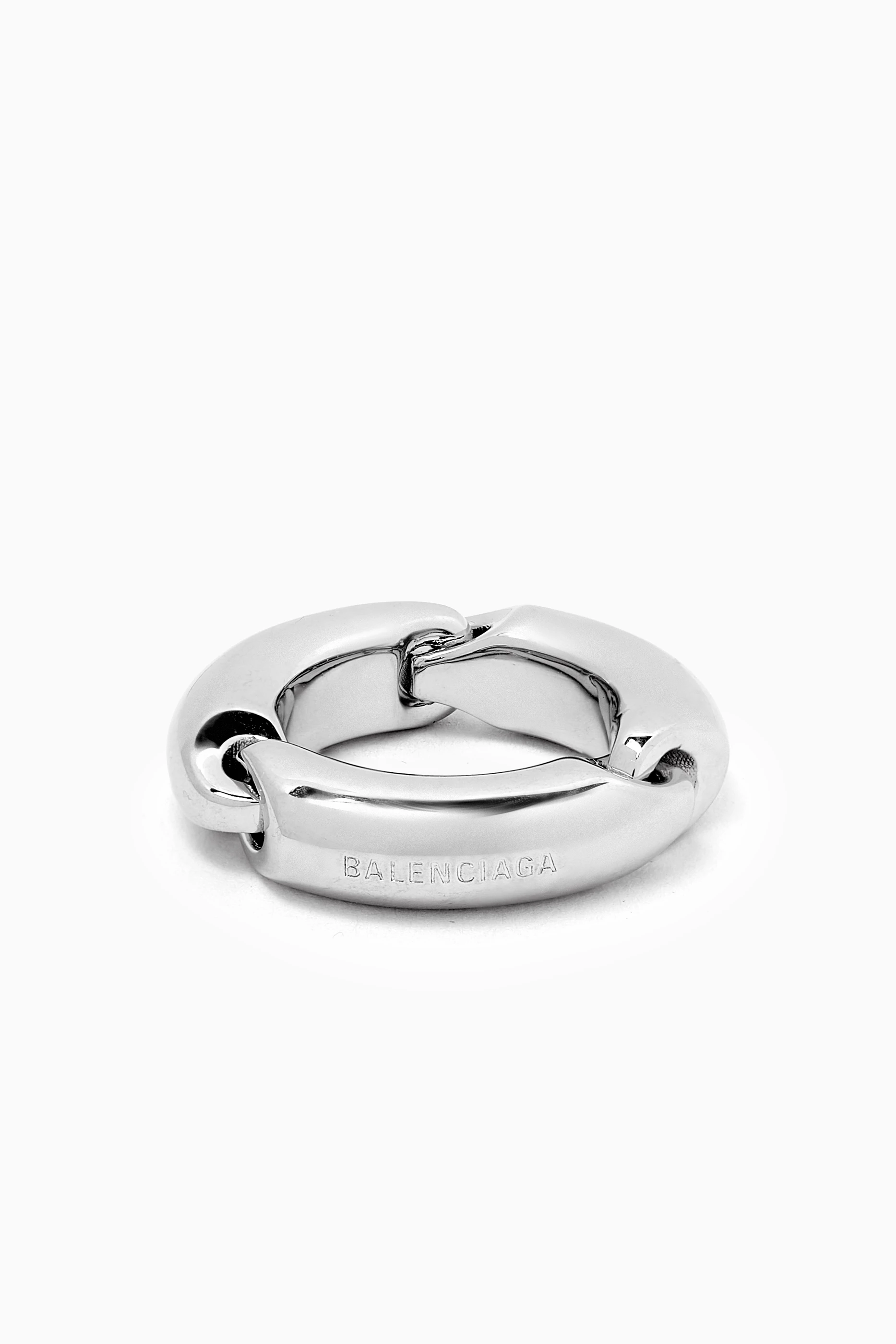Balenciaga ring hot sale silver