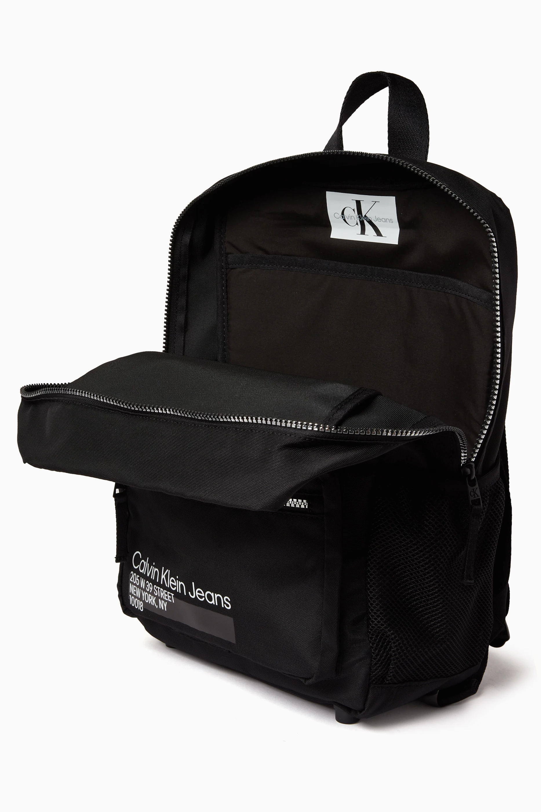 Calvin klein jeans patch backpack deals