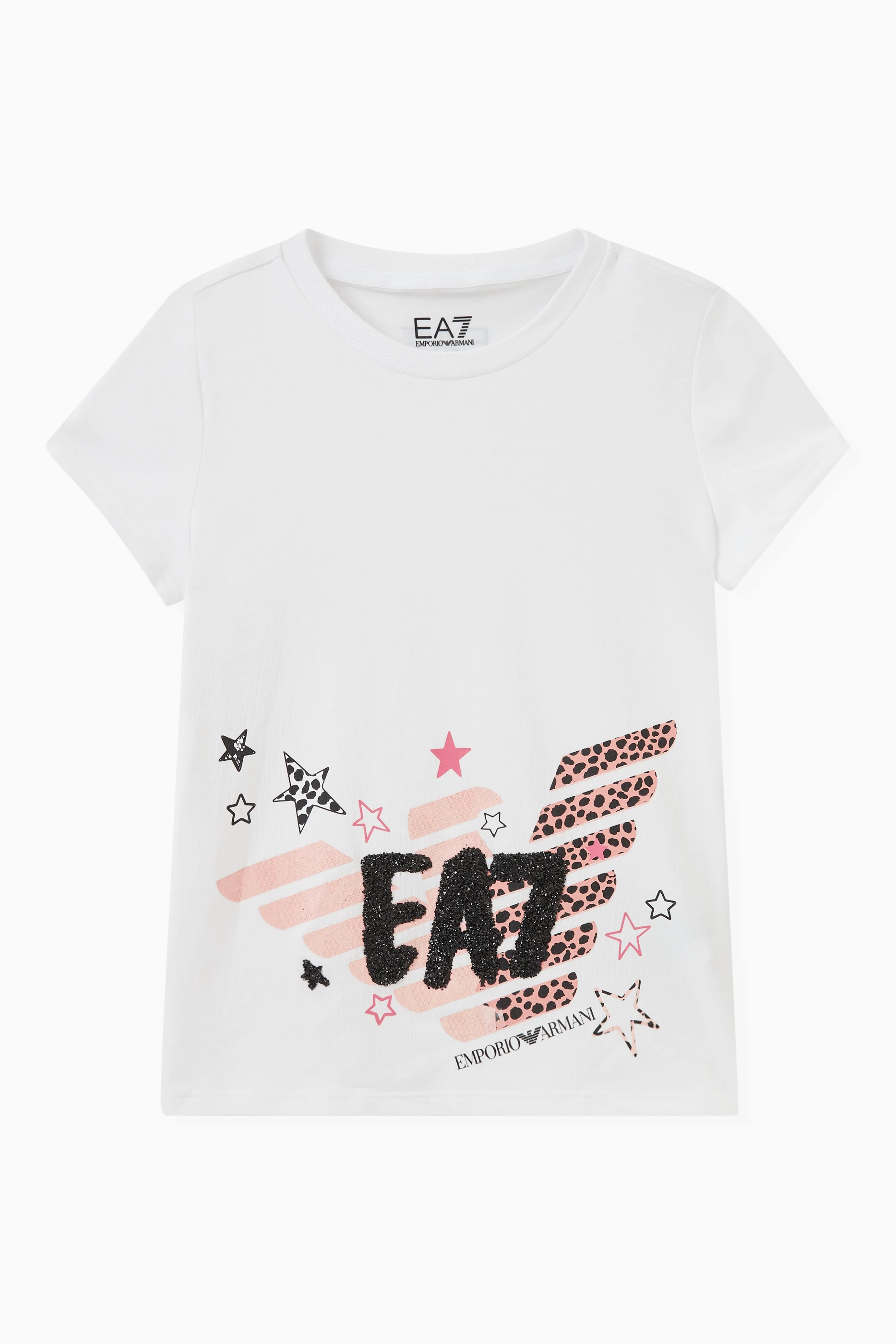 Girls armani outlet t shirt