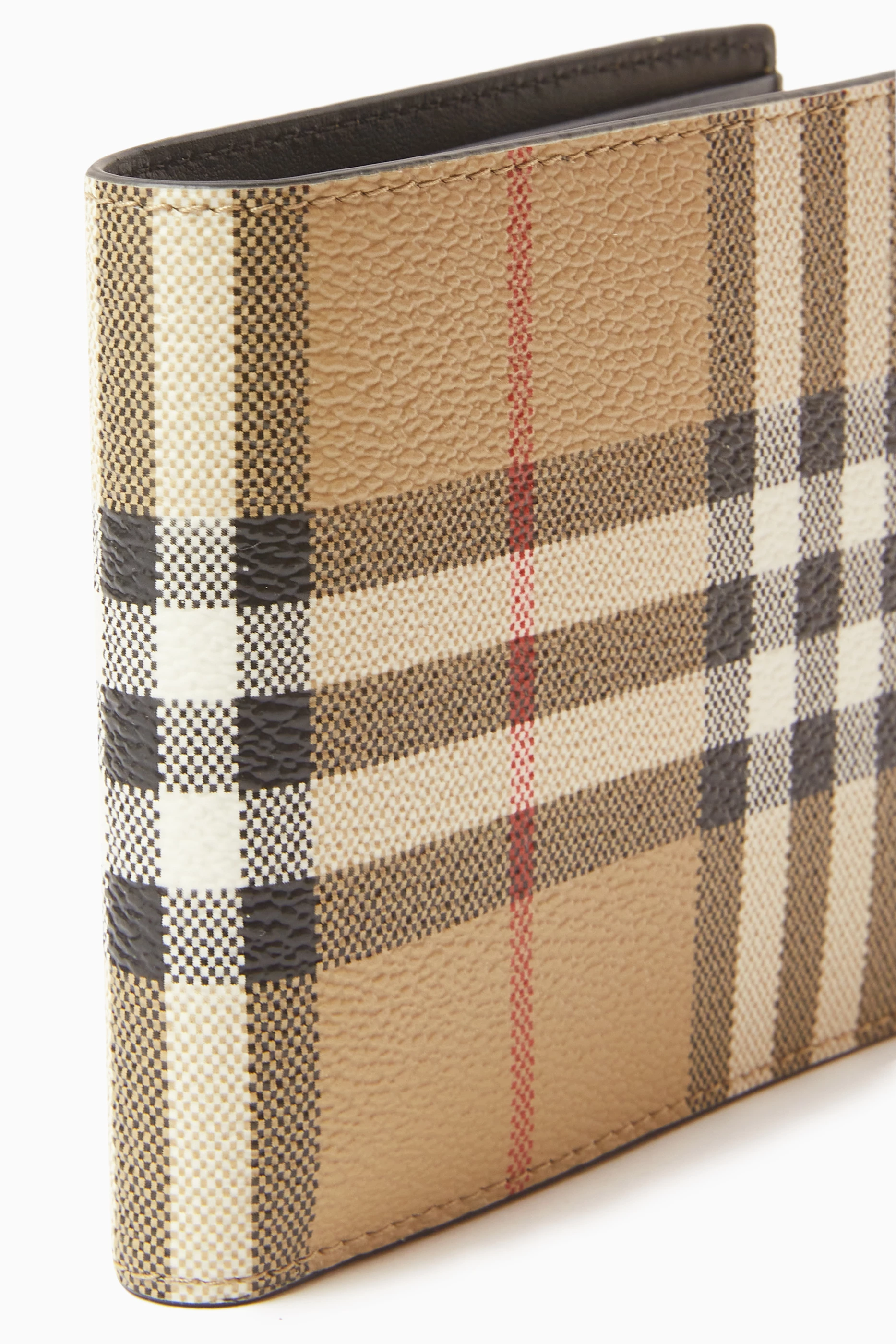 Burberry vintage check wallet outlet
