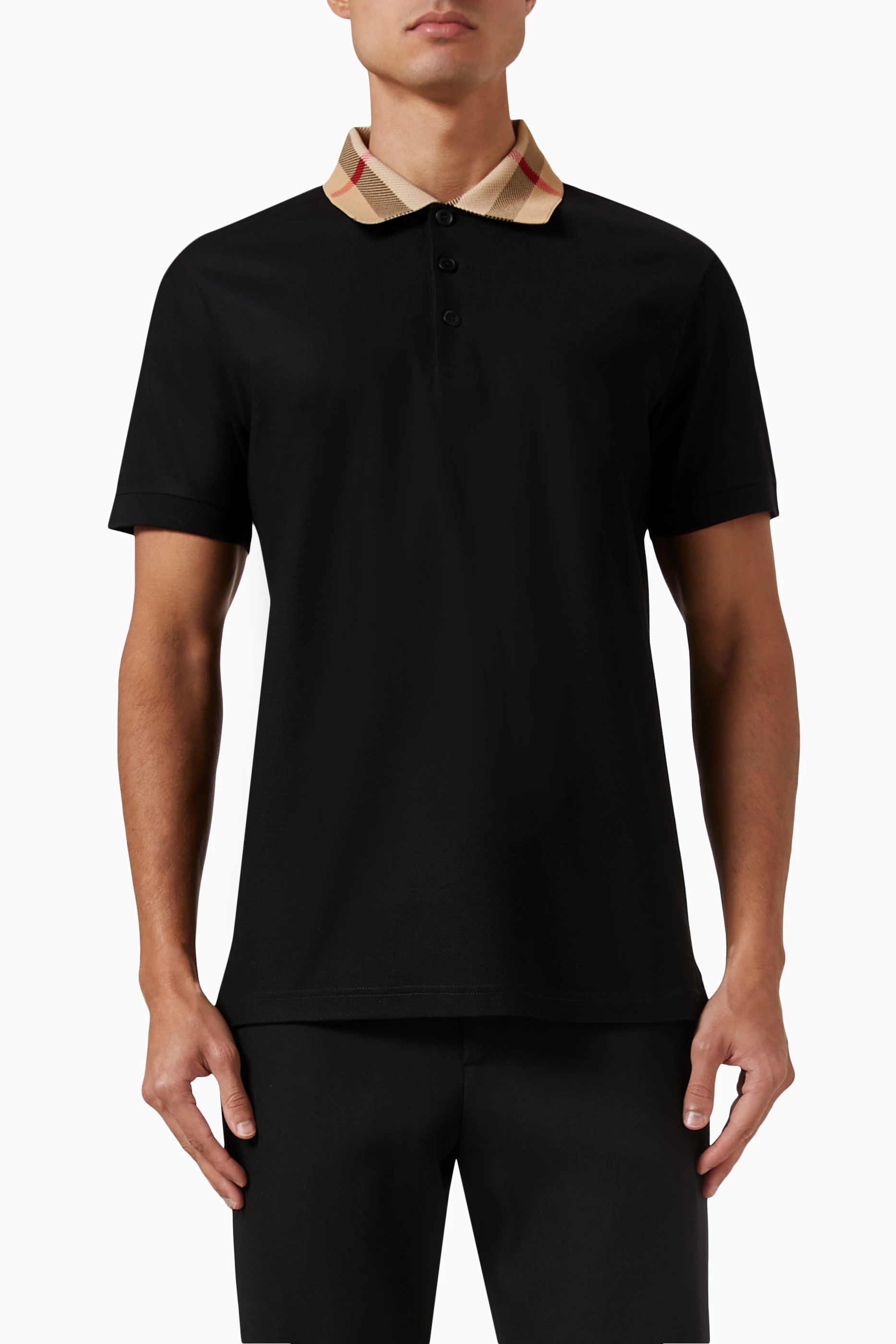 Burberry collar polo cheap