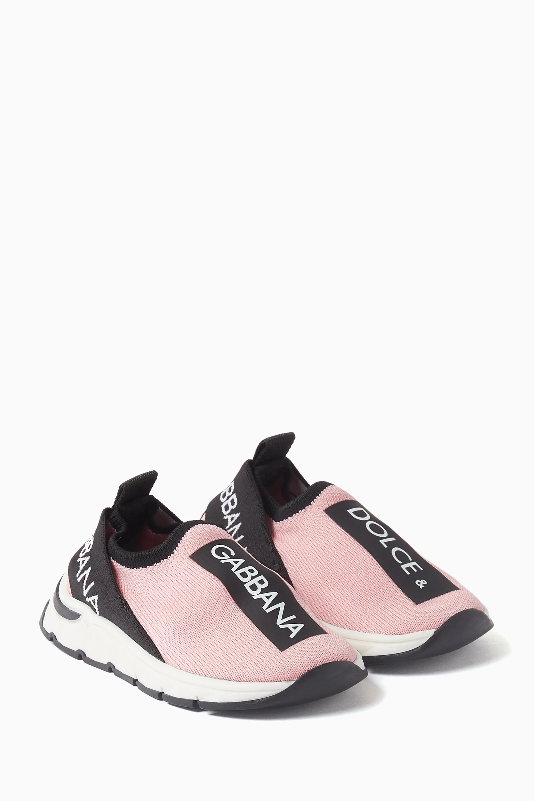 Pink dolce and gabbana sneakers top