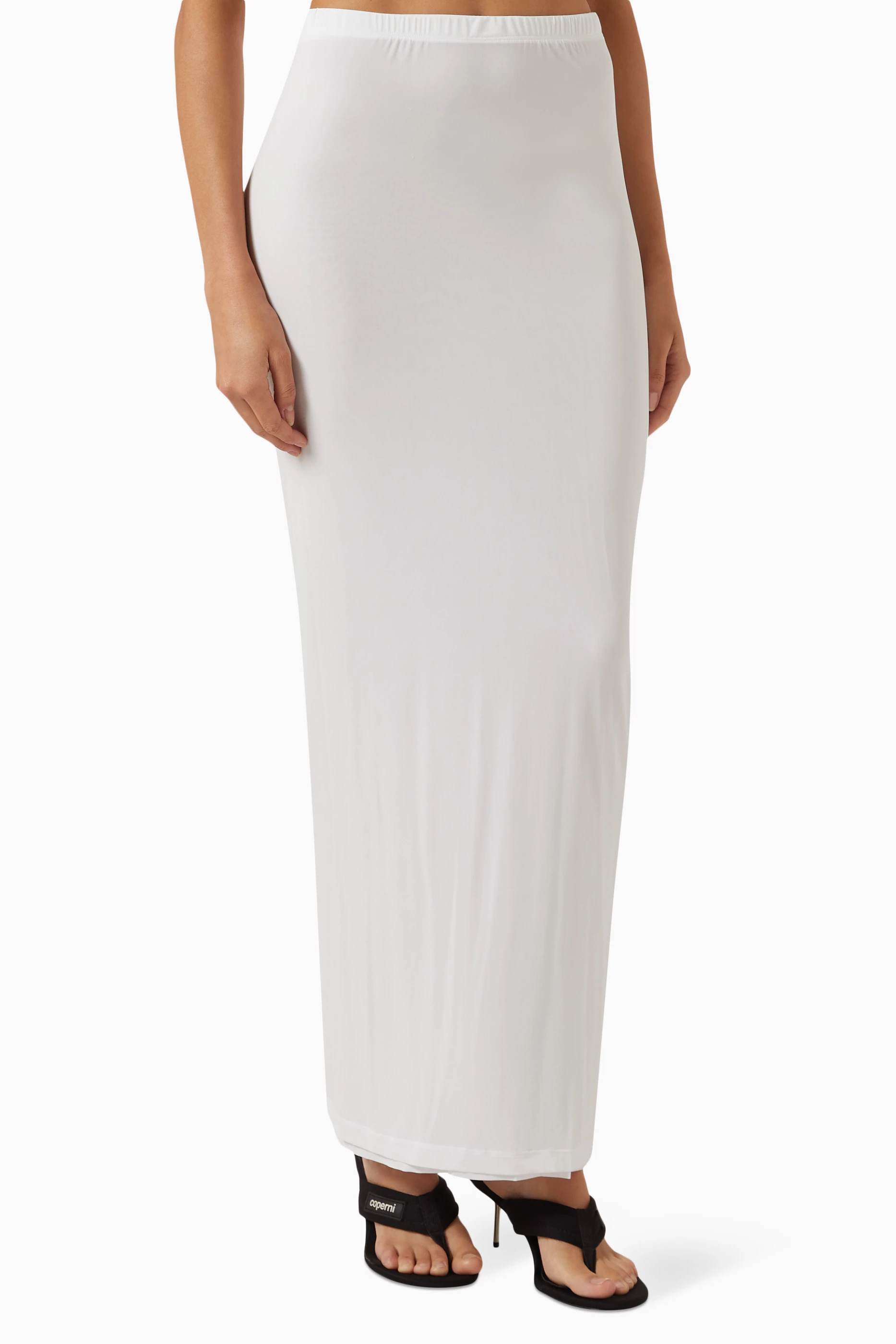 Jersey tube skirt maxi store