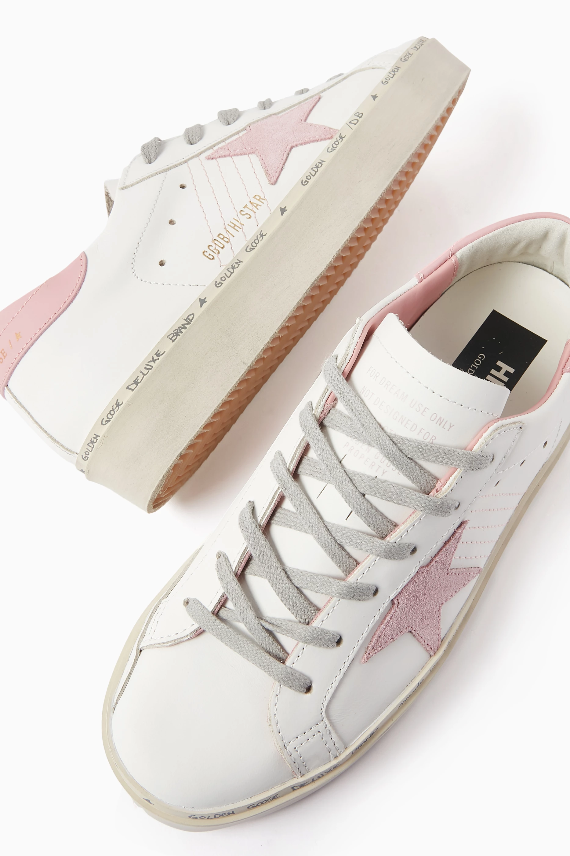 Golden goose best sale pink hi star