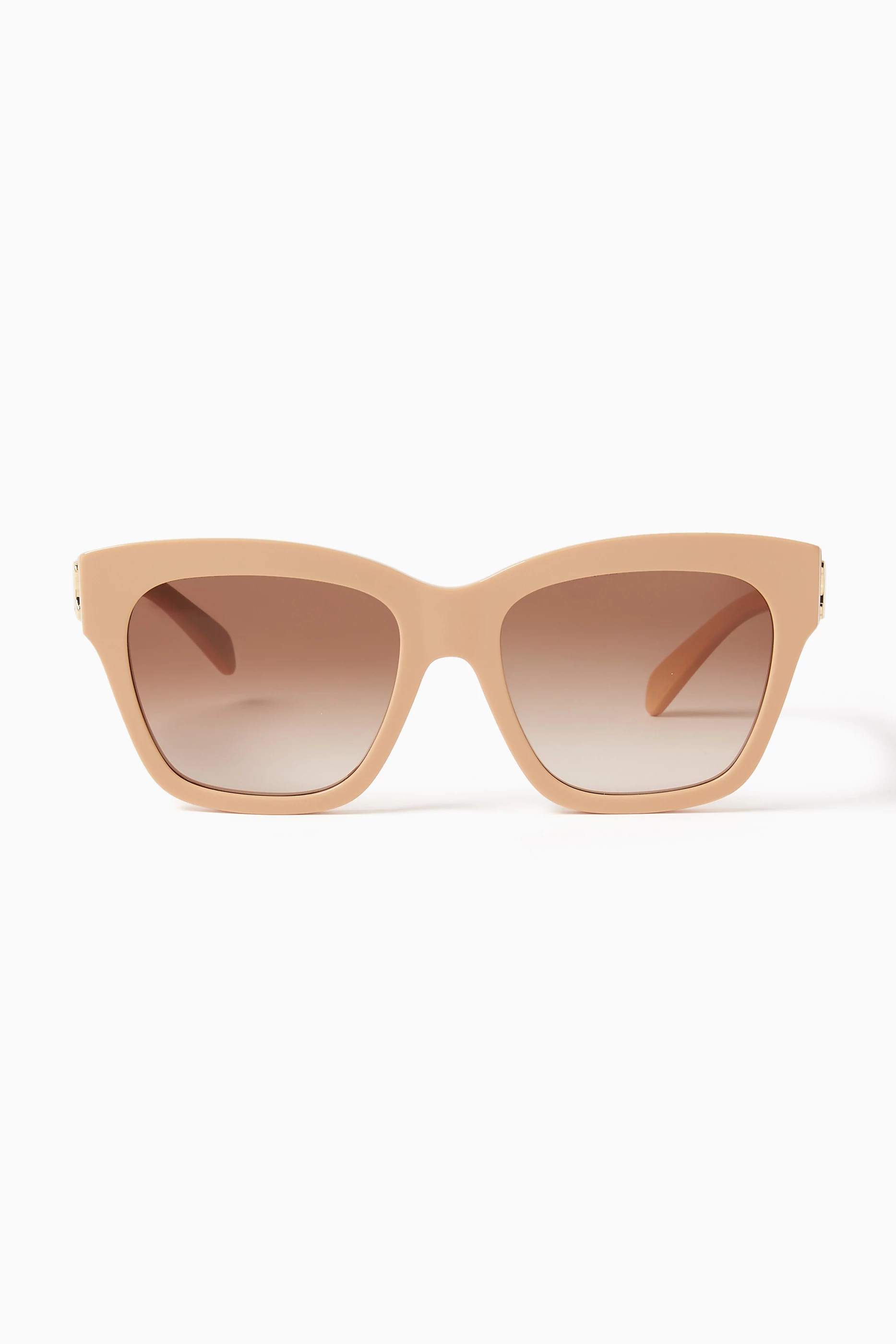 Buy Celine Neutral Cat eye Sunglasses in Acetate for Women in