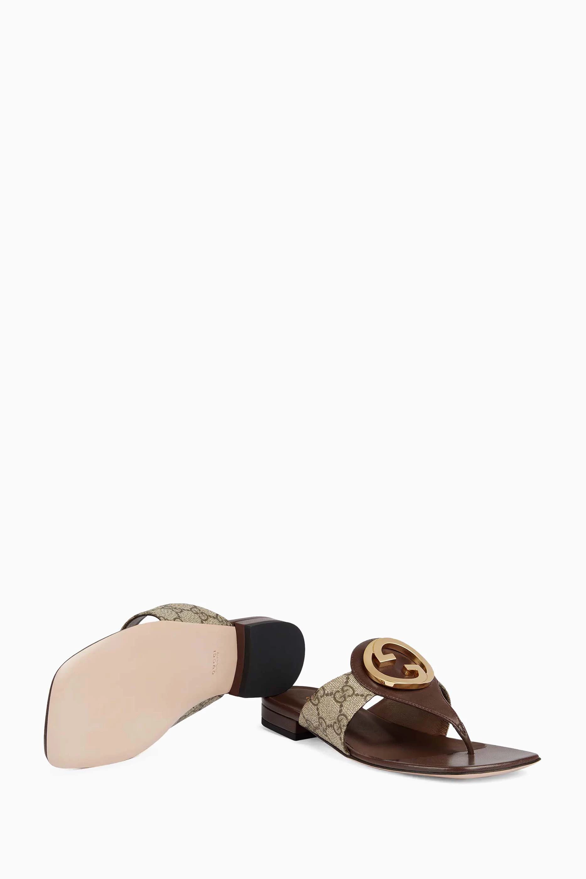 Gucci slippers brown new arrivals