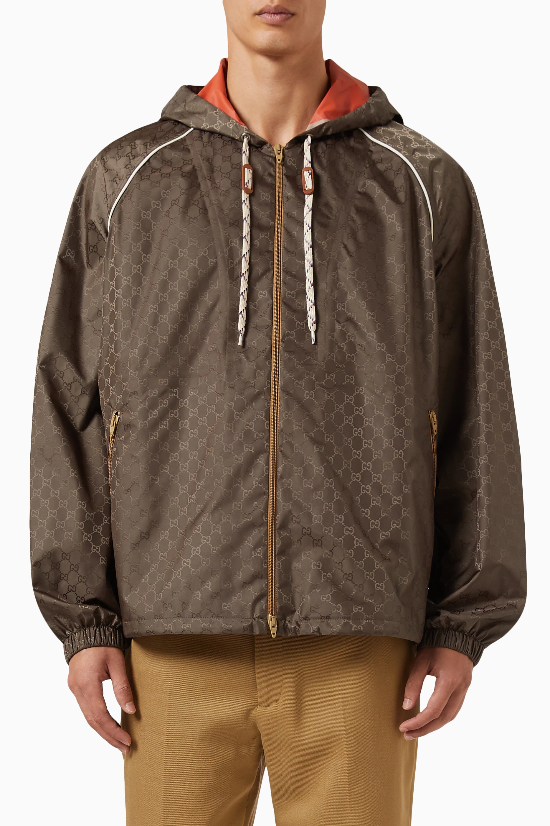 Gucci nylon top windbreaker