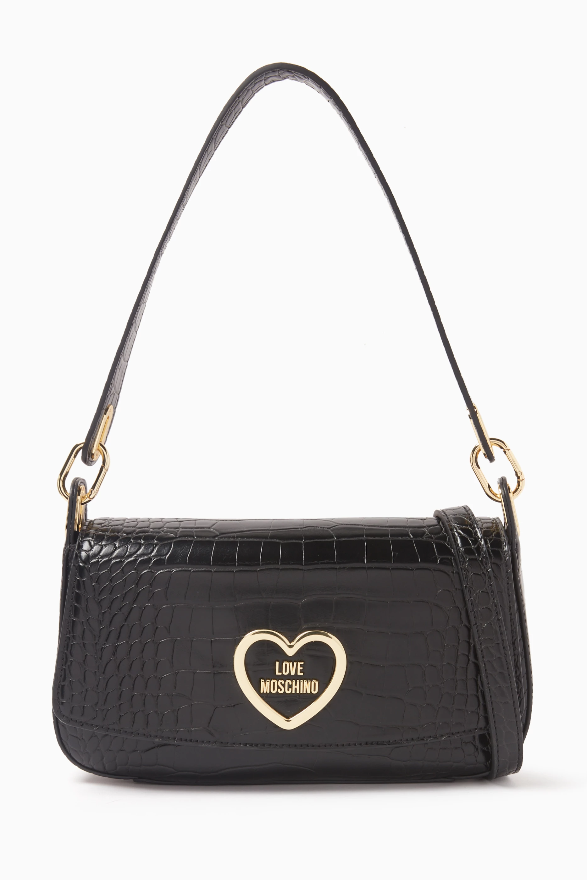 Love moschino heart new arrivals logo quilted bag