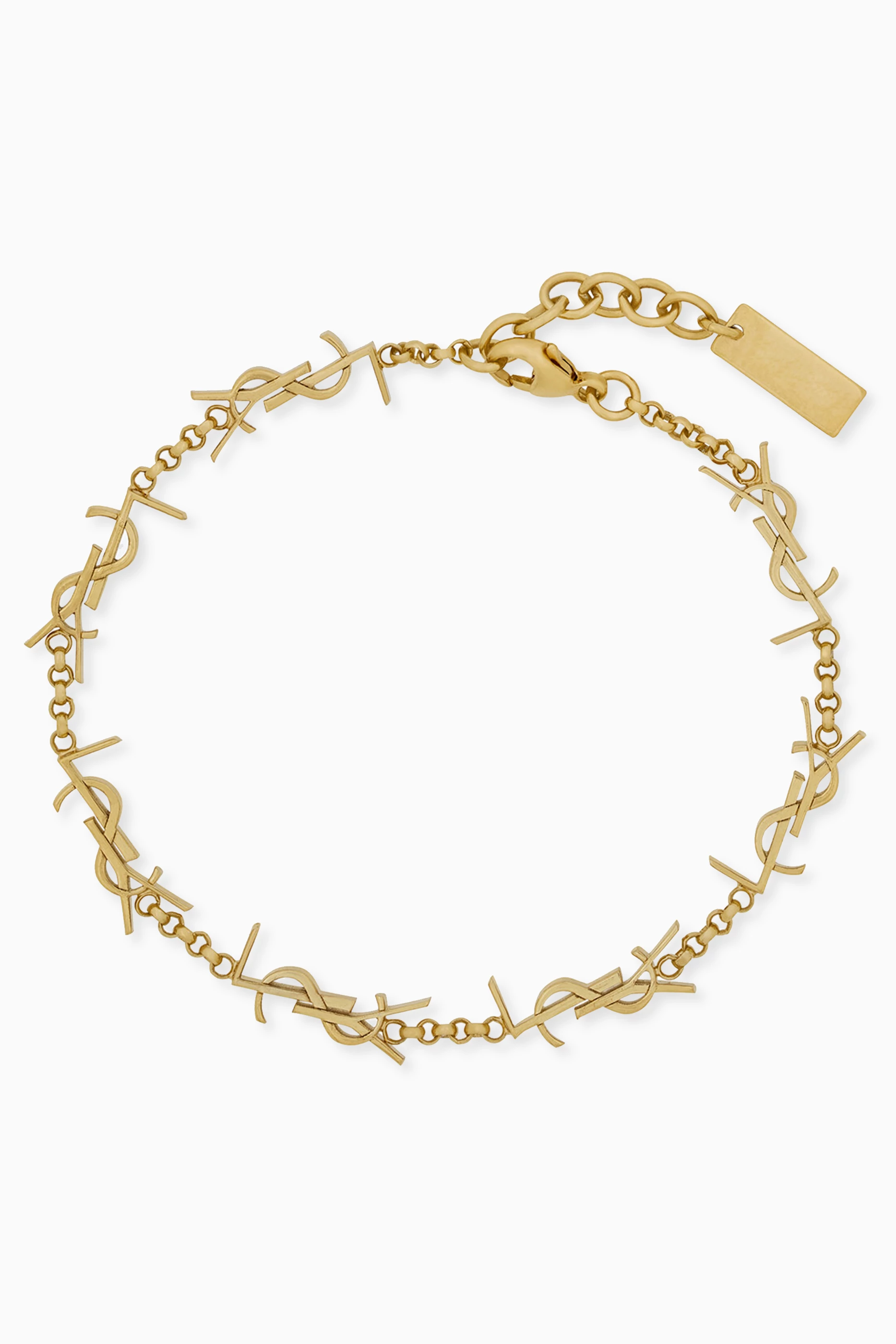 Ysl monogram bracelet sale