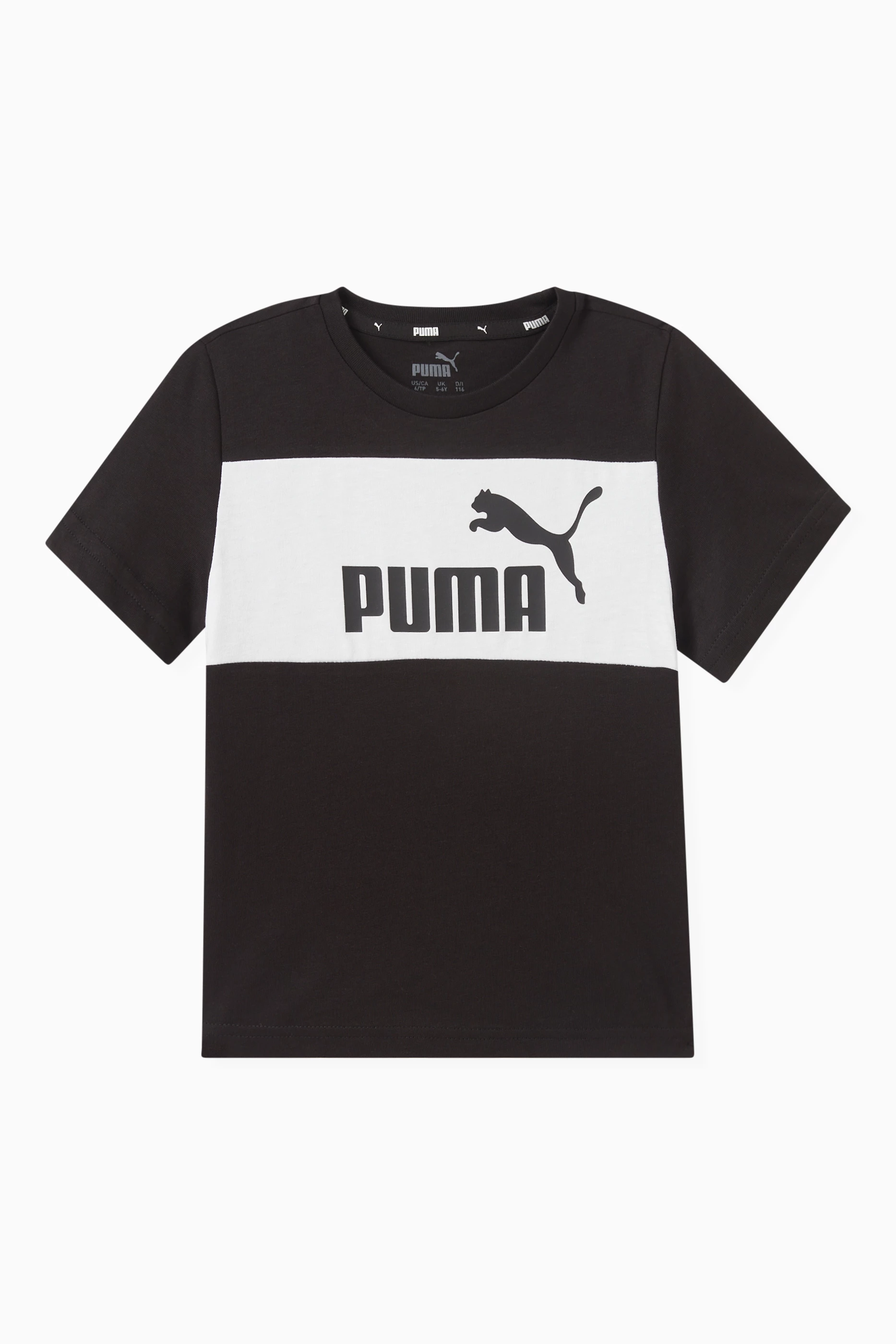 Puma black and new arrivals white t shirt