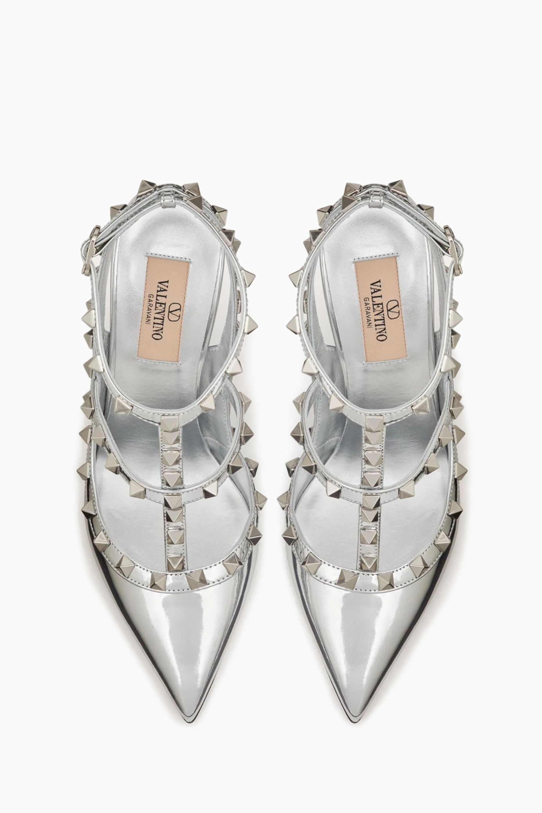 Valentino shoes silver online