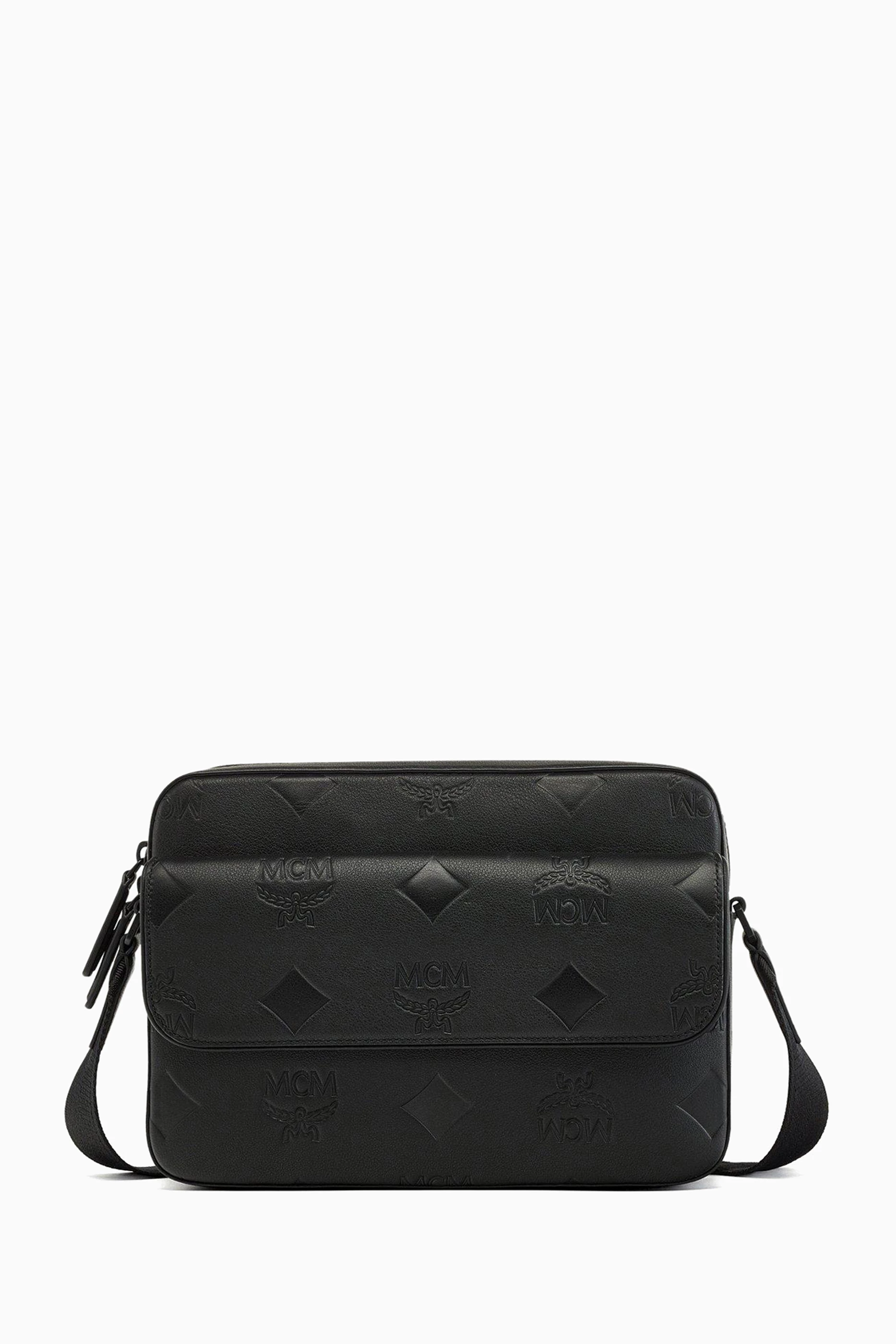 Black 2024 mcm crossbody