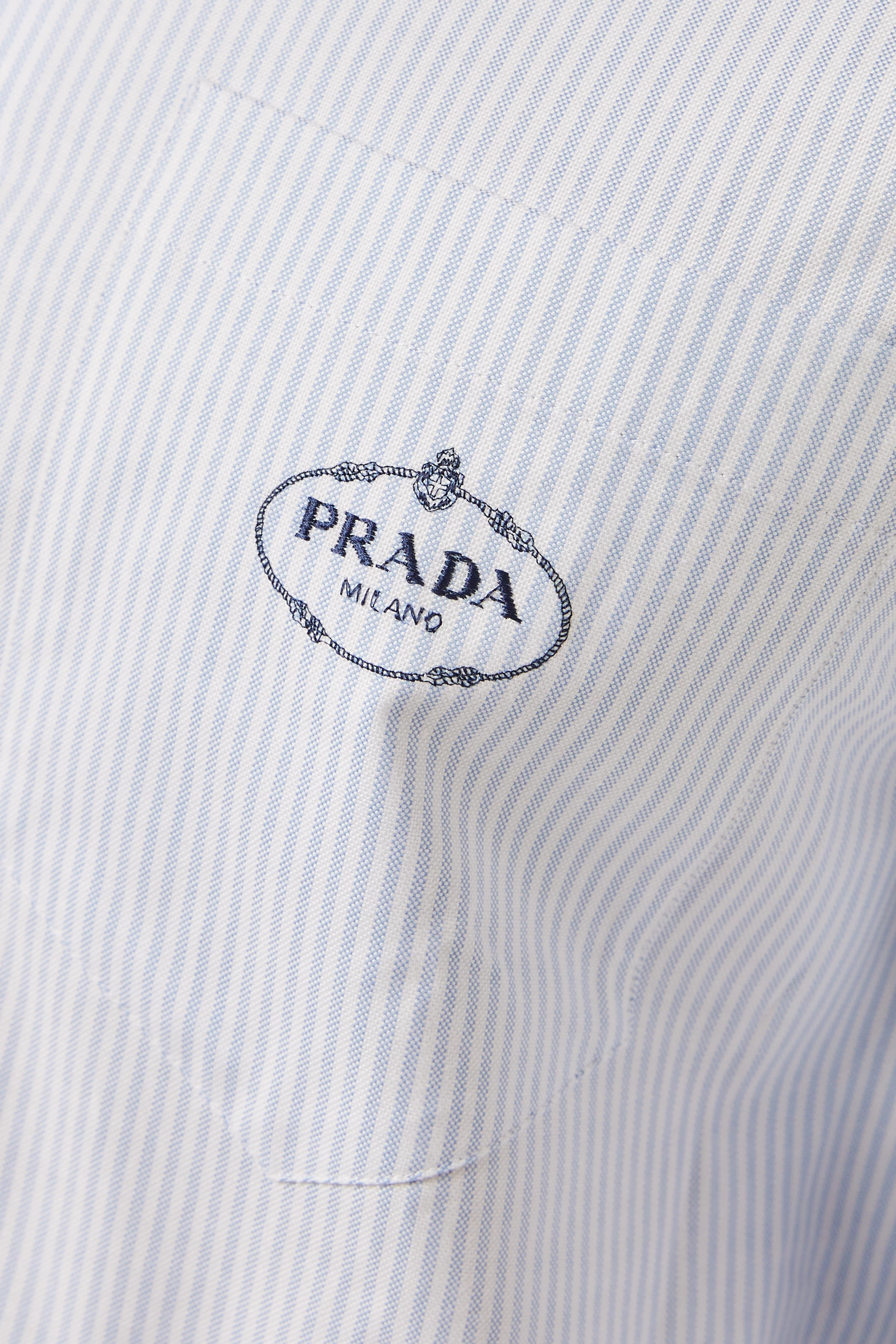 Prada striped 2025 shirt