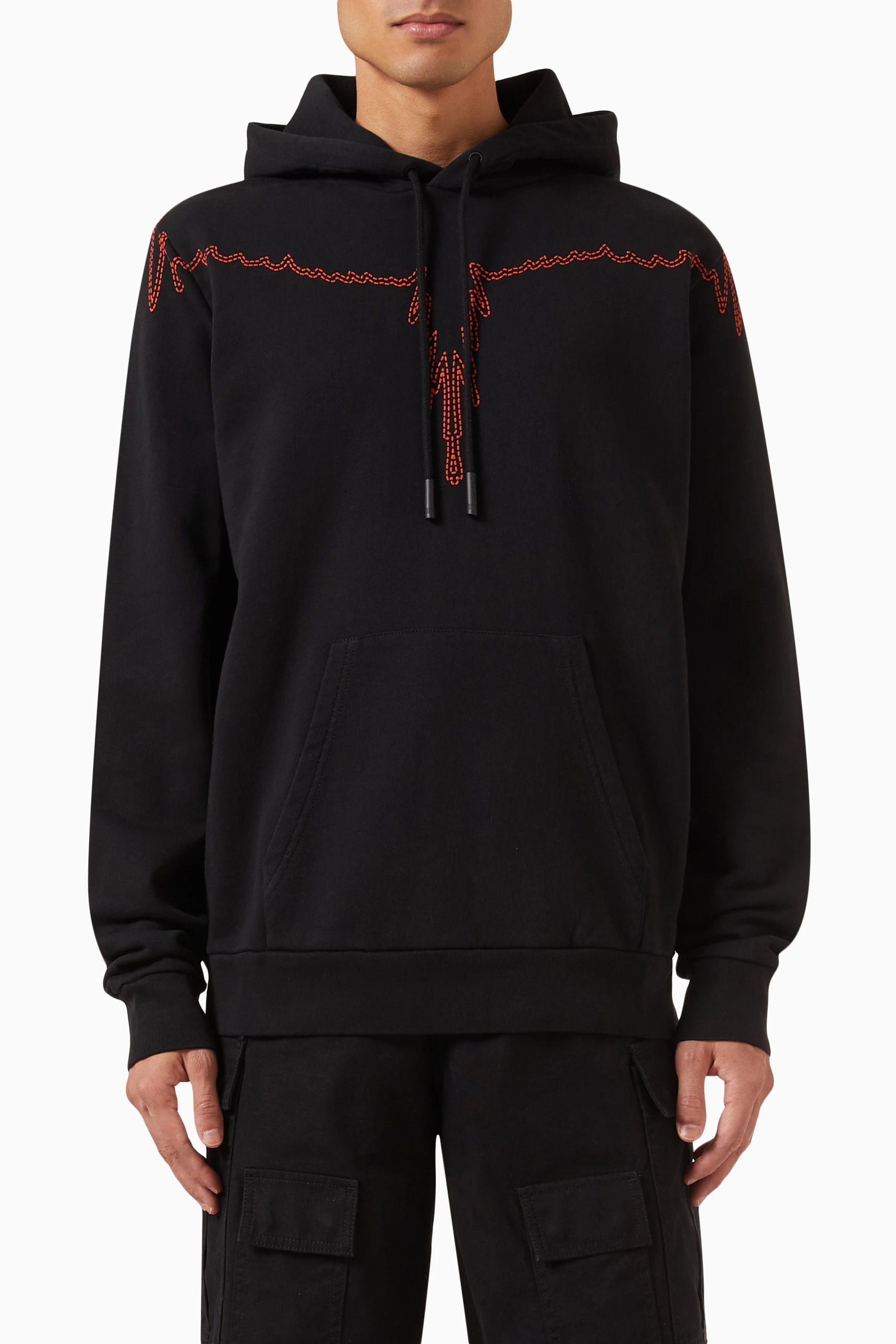 Marcelo burlon hoodie sale sale