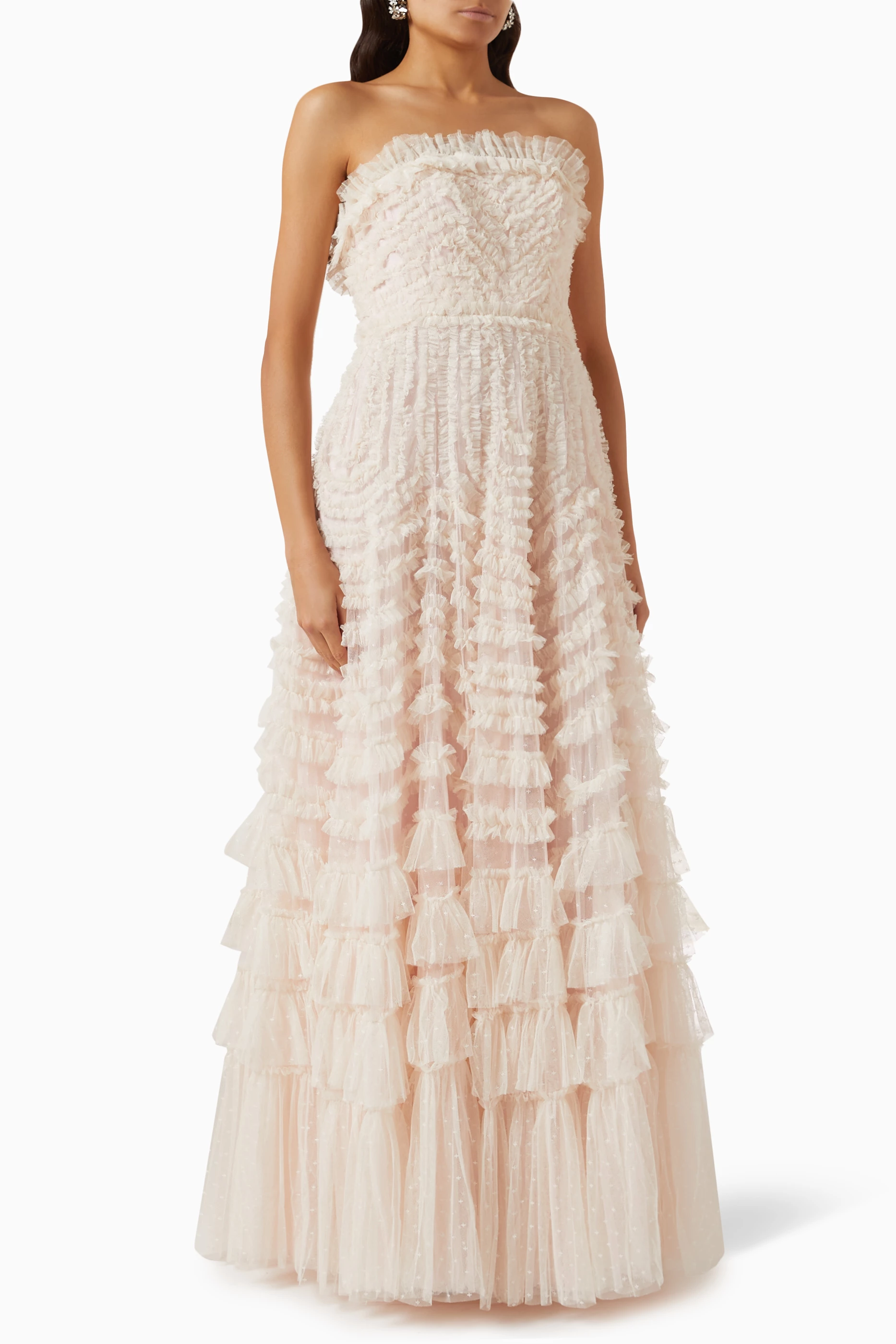 Needle and thread marie tiered hotsell embellished tulle gown
