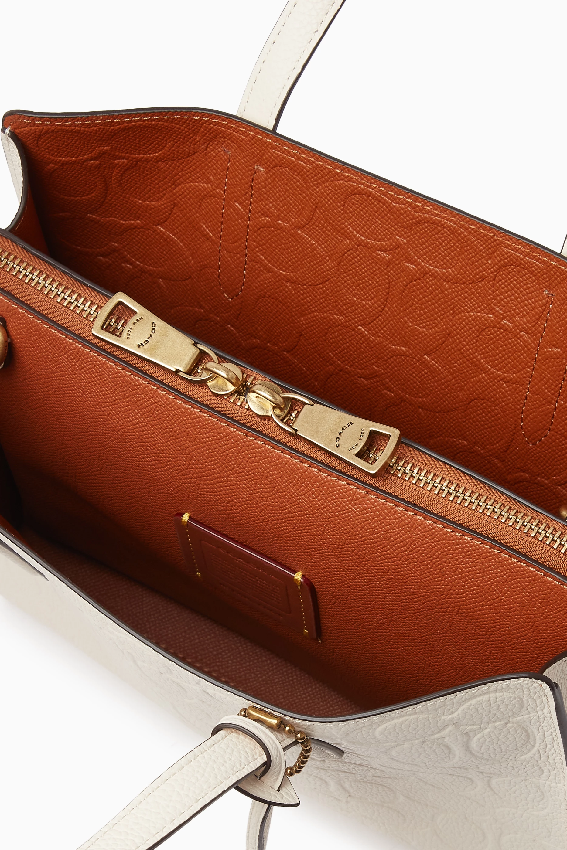 Coach charlie 28 on sale carryall in pebble leather