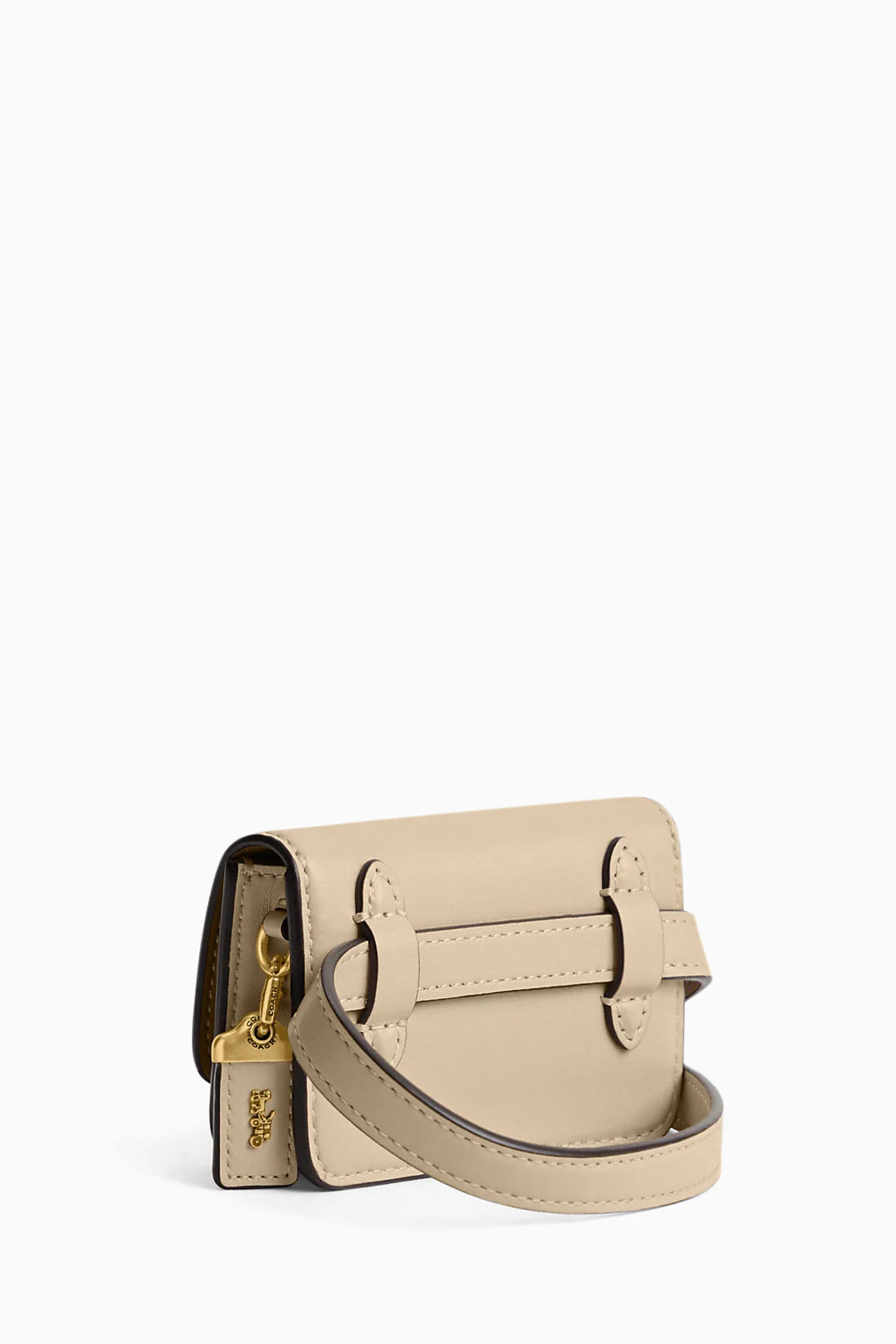Coach white belt hotsell bag