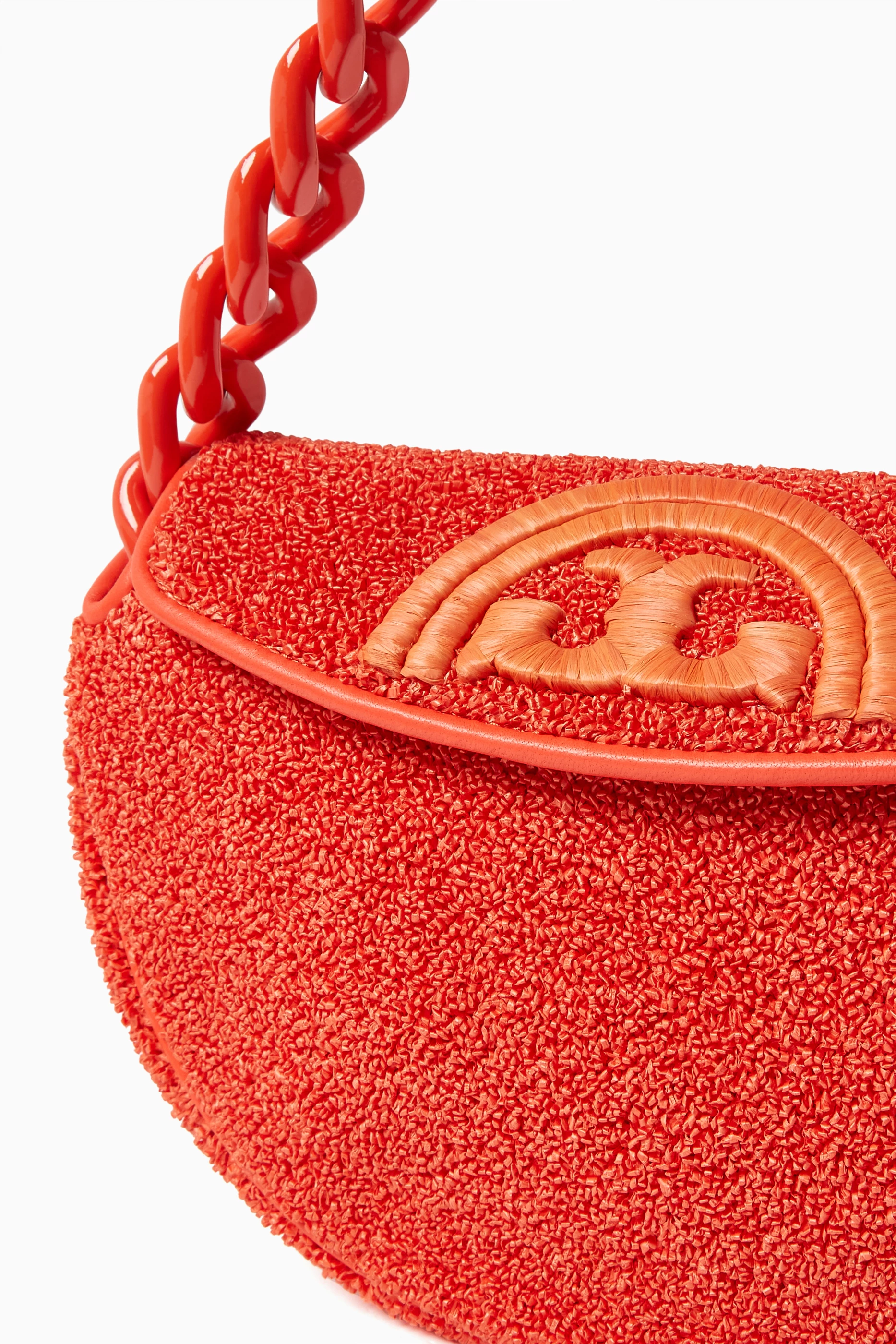 Tory burch sales red fleming bag