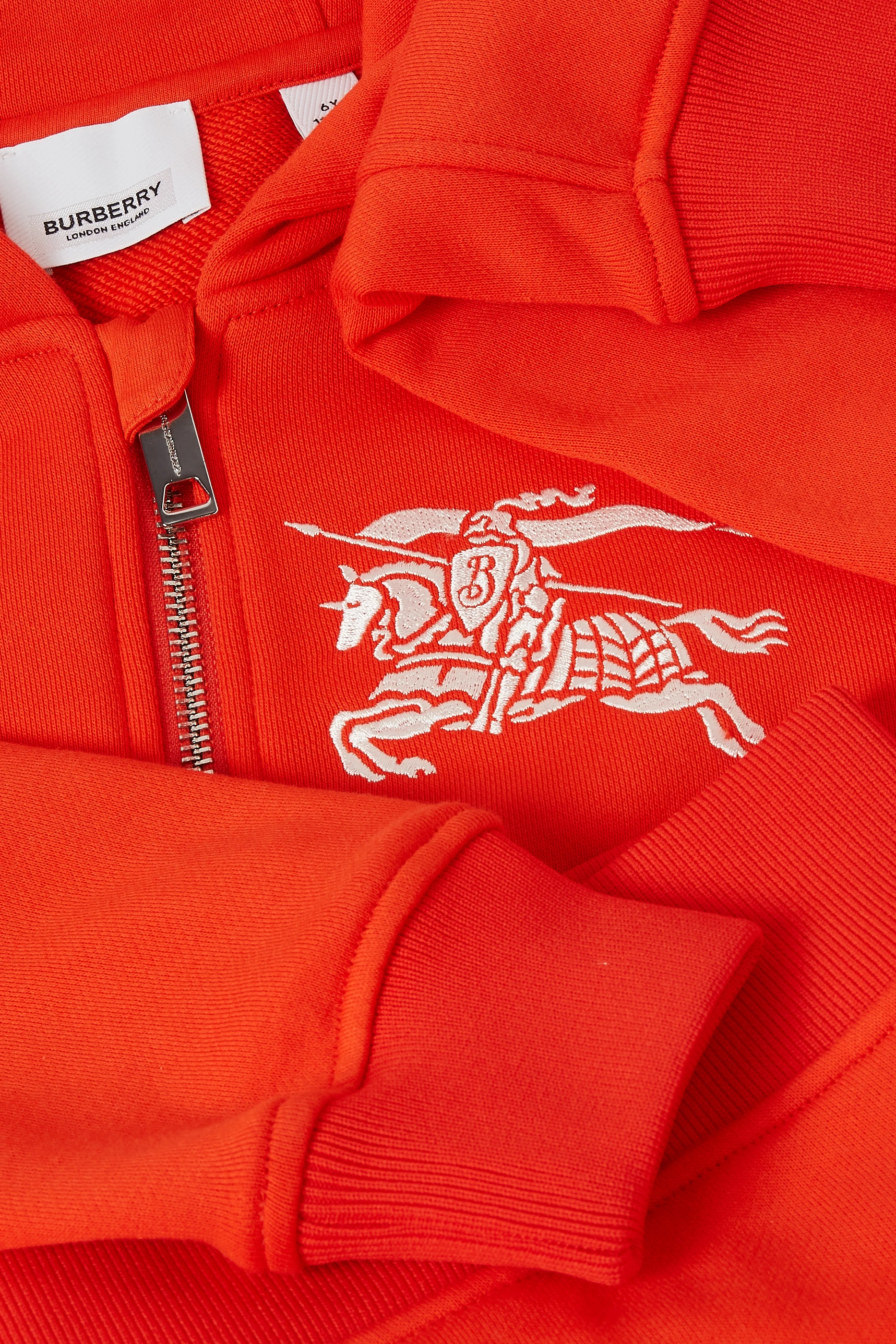 Burberry orange shop hoodie