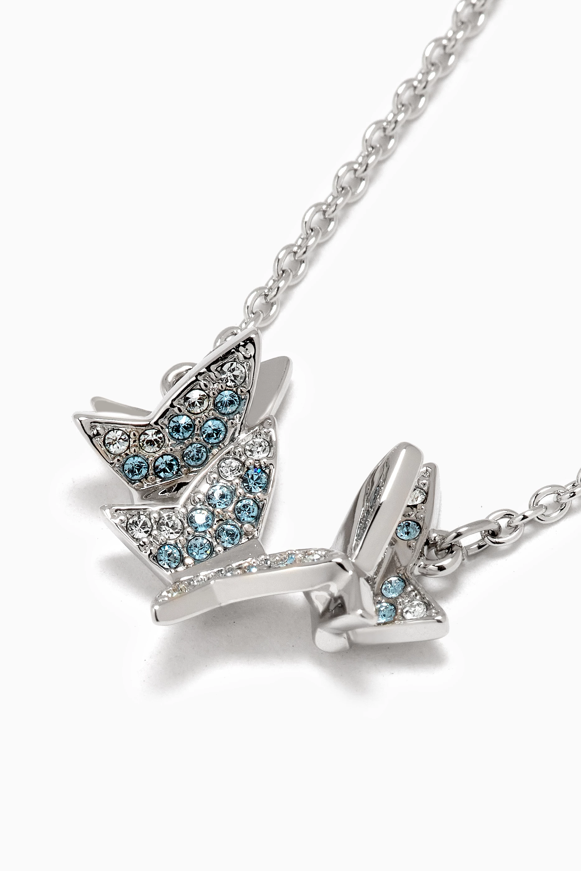 Swarovski blue hotsell butterfly necklace