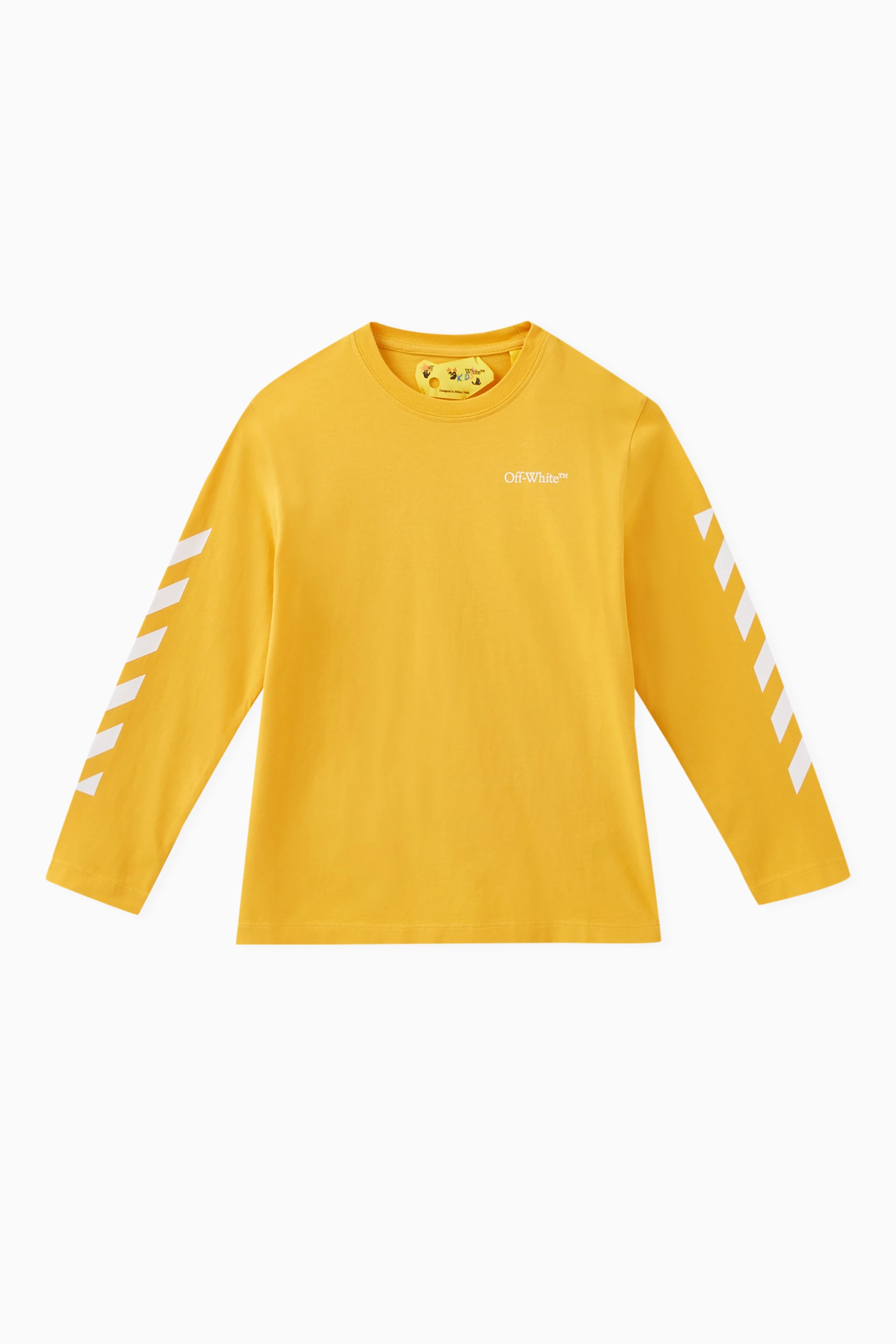 Off white yellow long sleeve deals