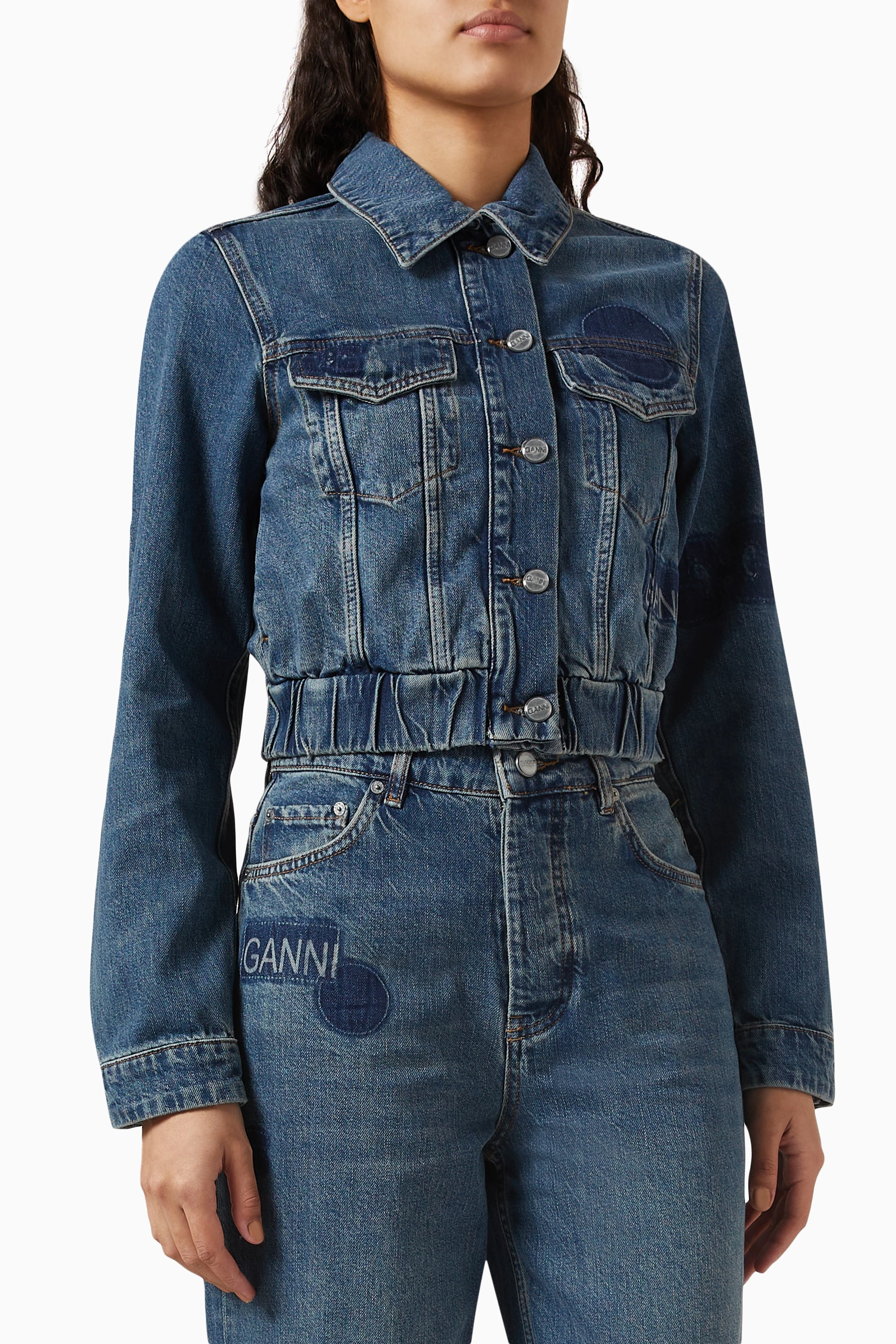 Ganni boiler top suit