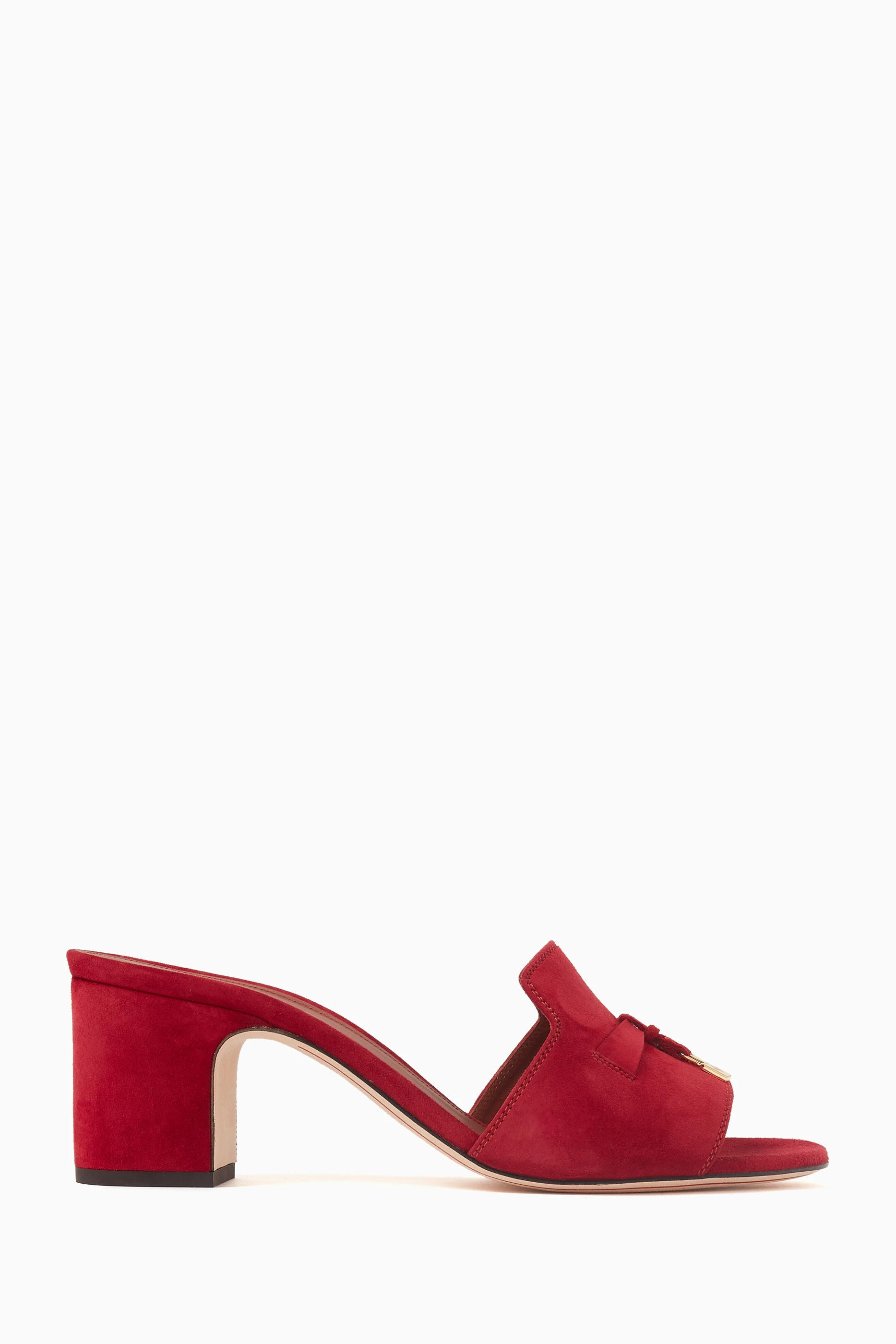 Red mule clearance sandals